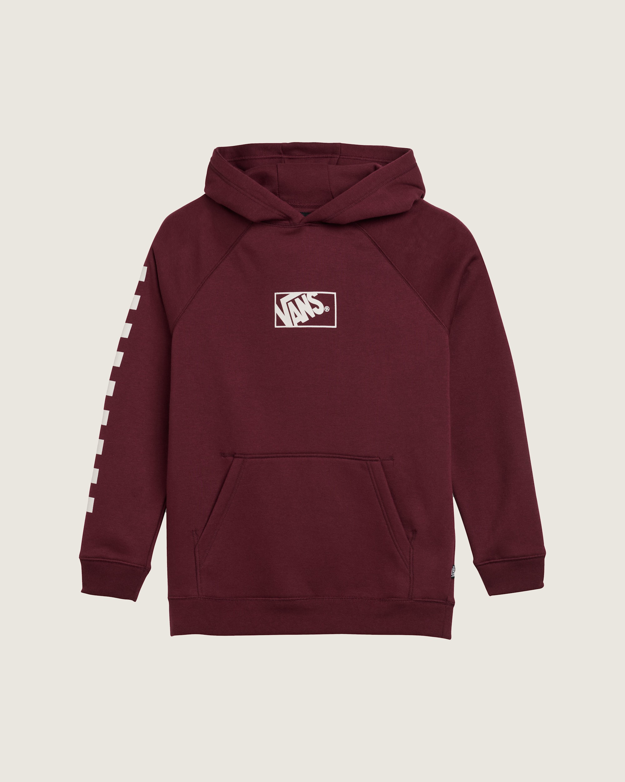 Kids Stacked Box Sweatshirt VANS Port Royale Red HERO