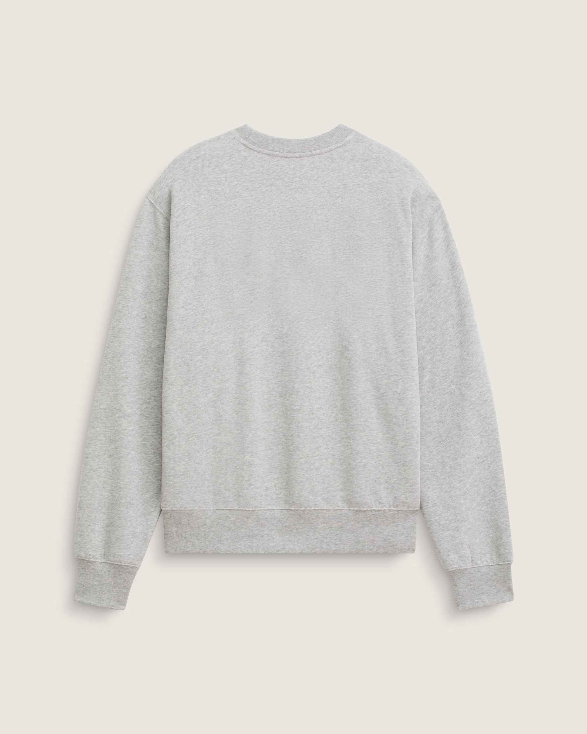 Stretch Logo Crew Sweatshirt VANS Cement Heather Grey ALT1