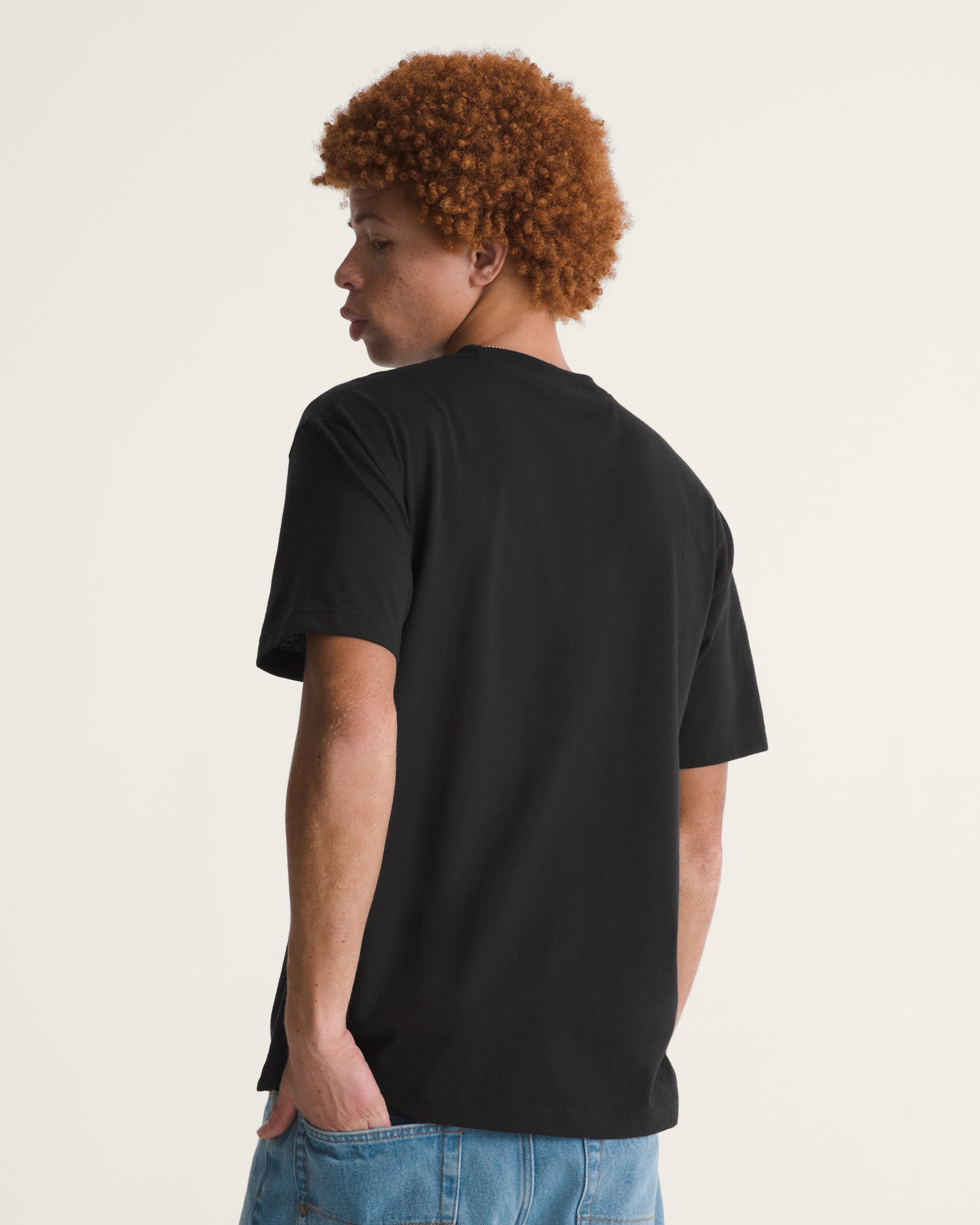 New Vans Classic TShirt VANS Black  White ALT3