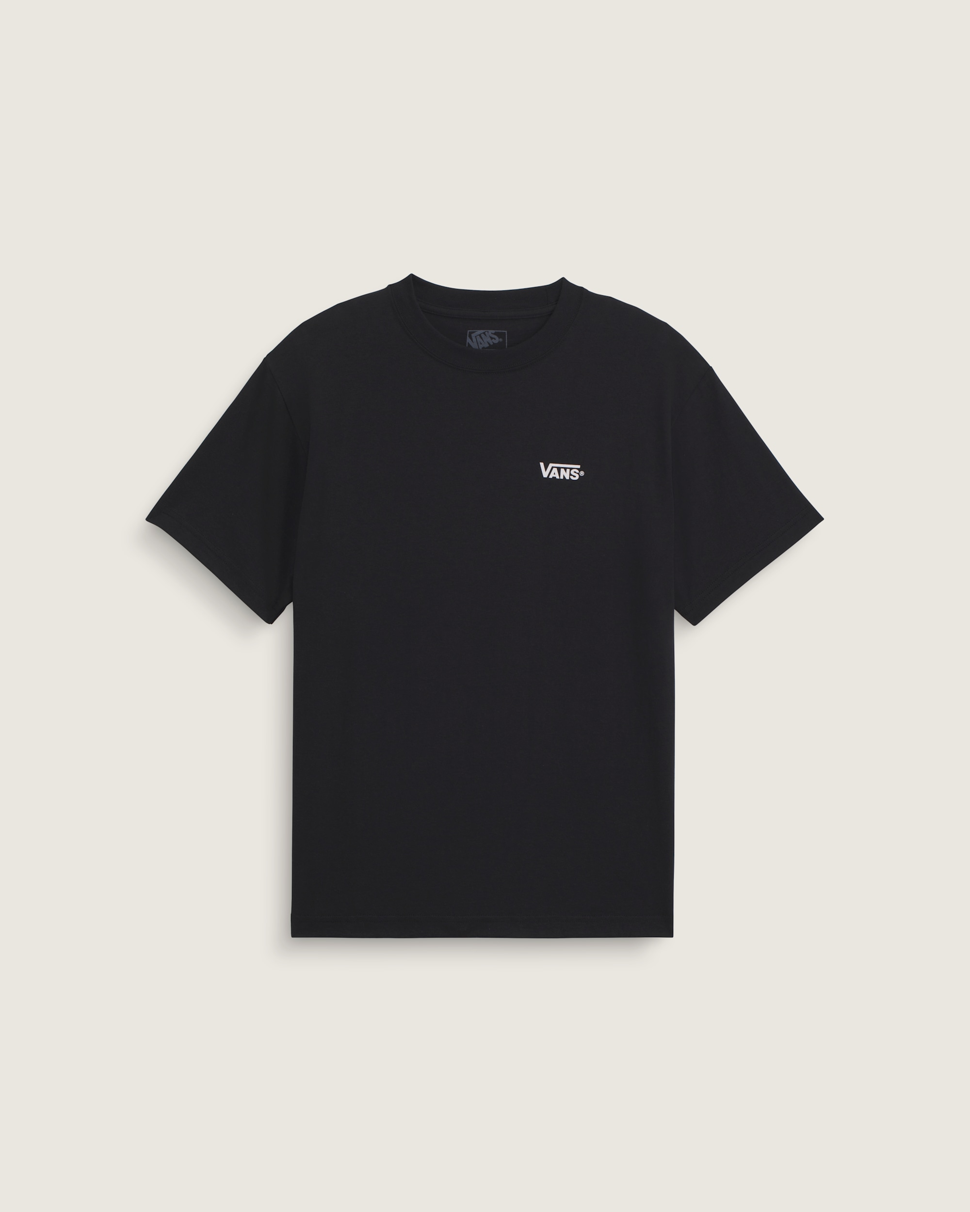 New Left Chest TShirt VANS Black  White HERO