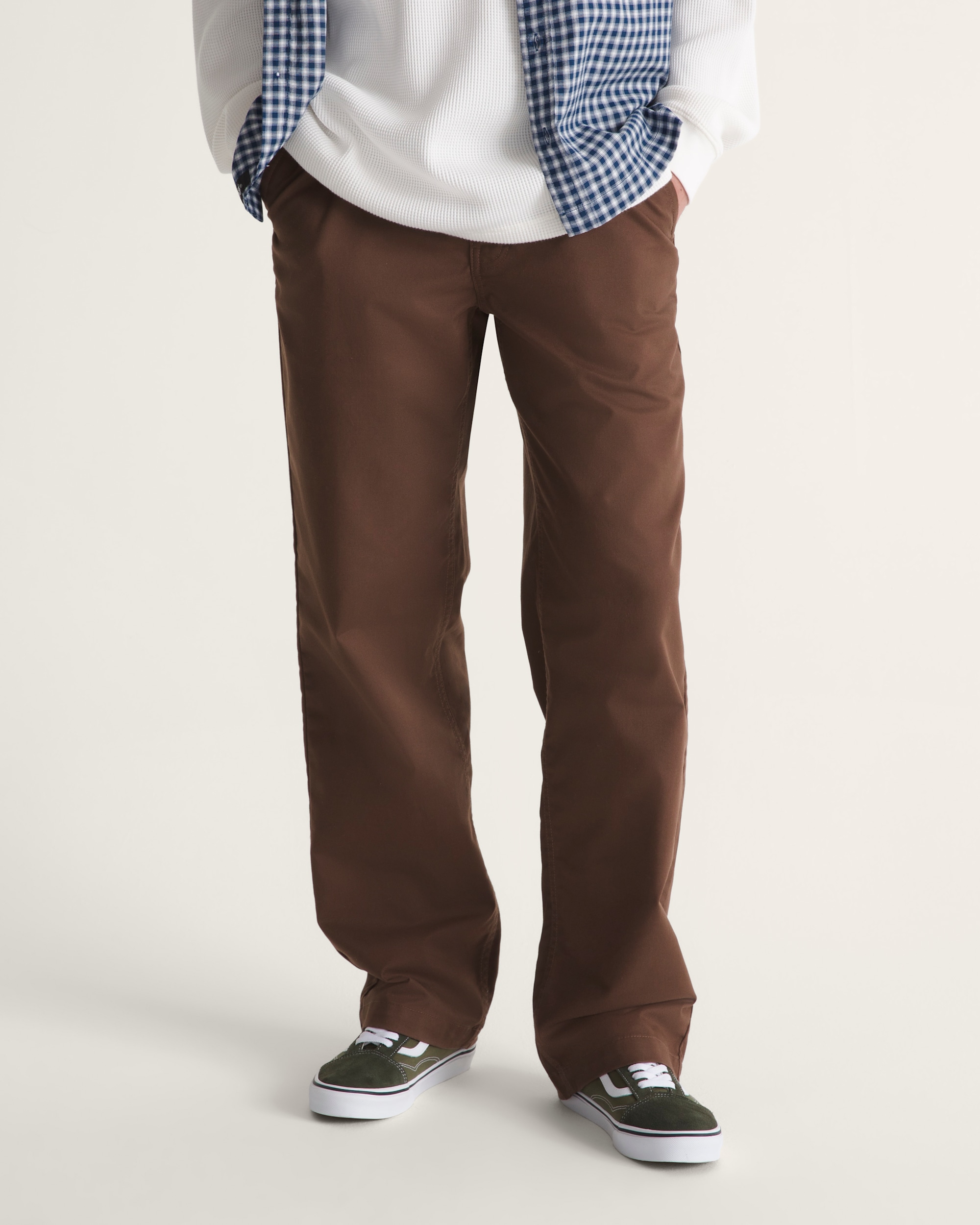 Authentic Chino Straight Pant in Vintage Cocoa Brown | Vans