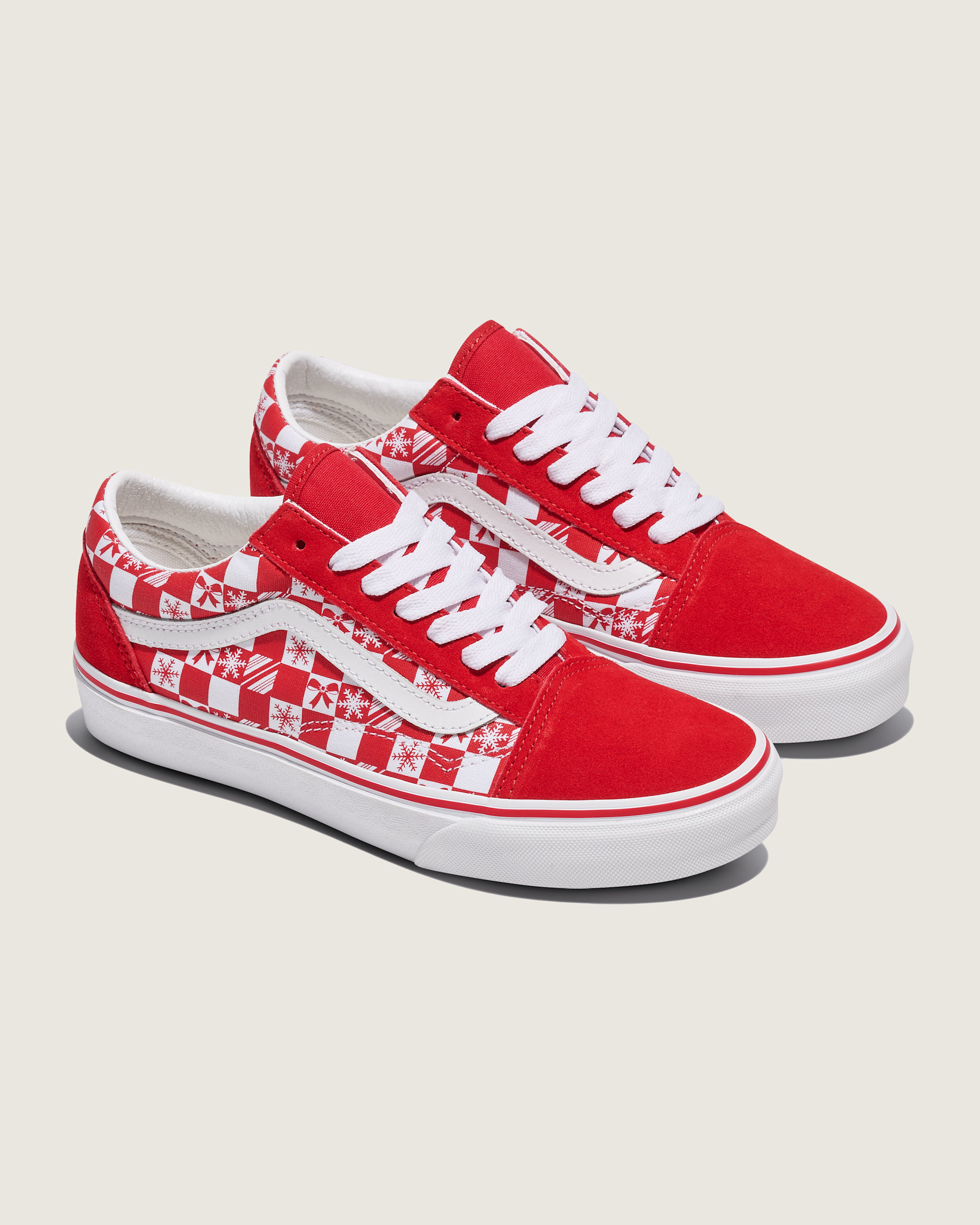 Customs Old Skool Holiday Checkerboard Shoe VANS Customs ALT1