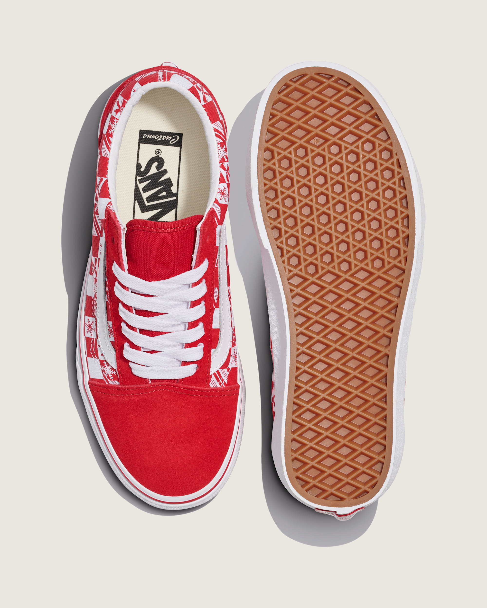 Customs Old Skool Holiday Checkerboard Shoe VANS Customs ALT2
