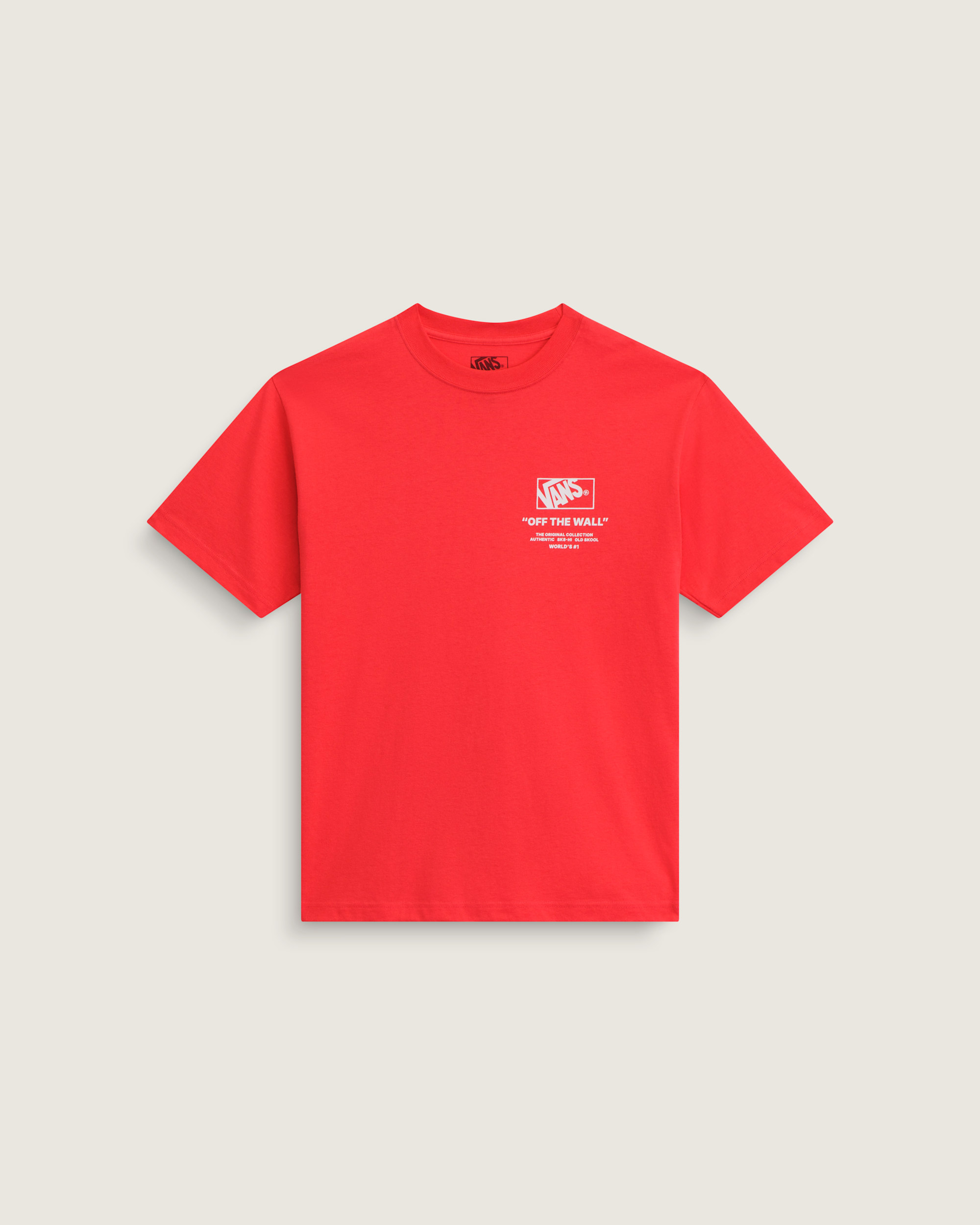 Stacked Hi TShirt VANS Crimson Haze Red ALT1