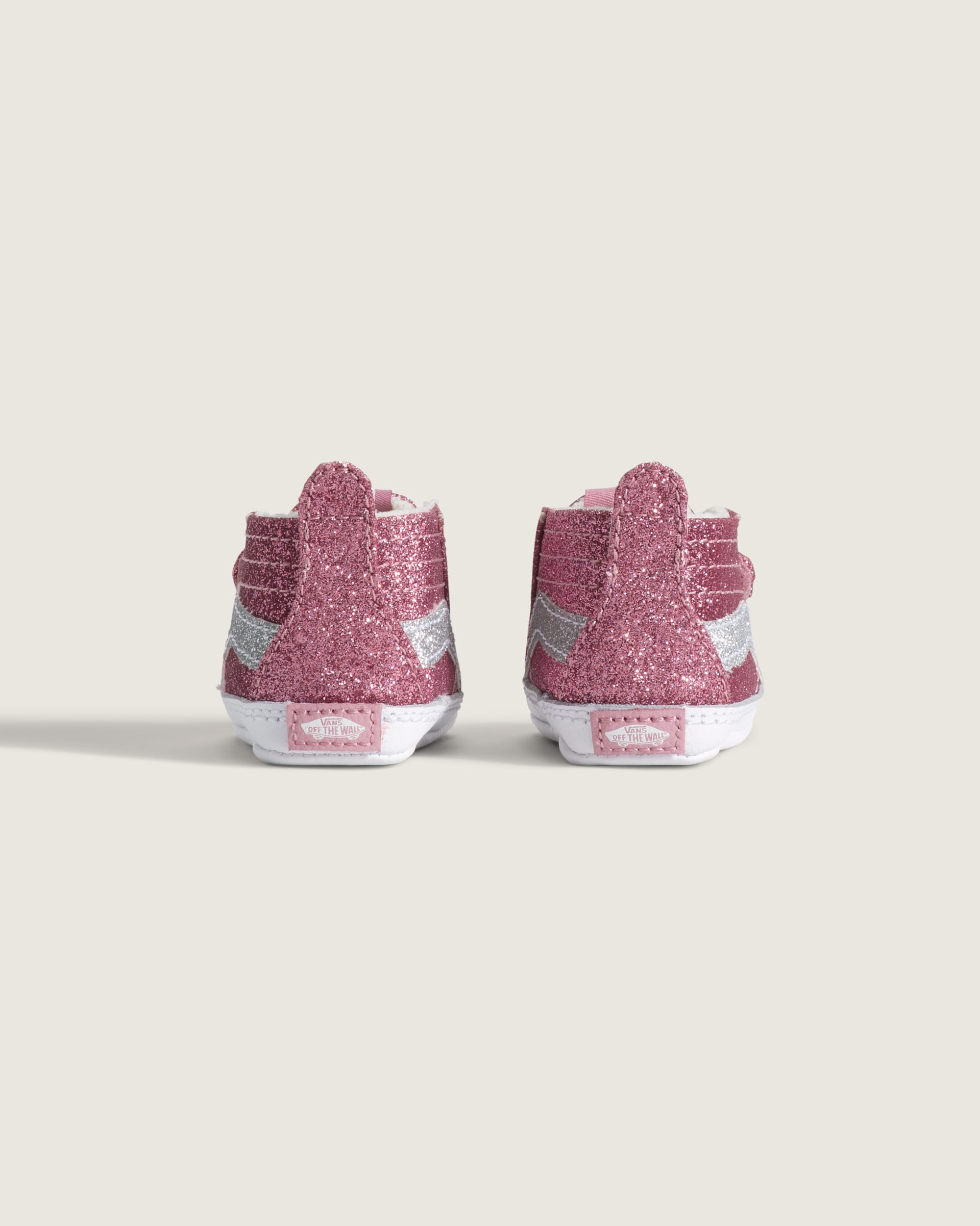 Infant SK8Hi Crib Shoe VANS Glitter Dawn Pink ALT3