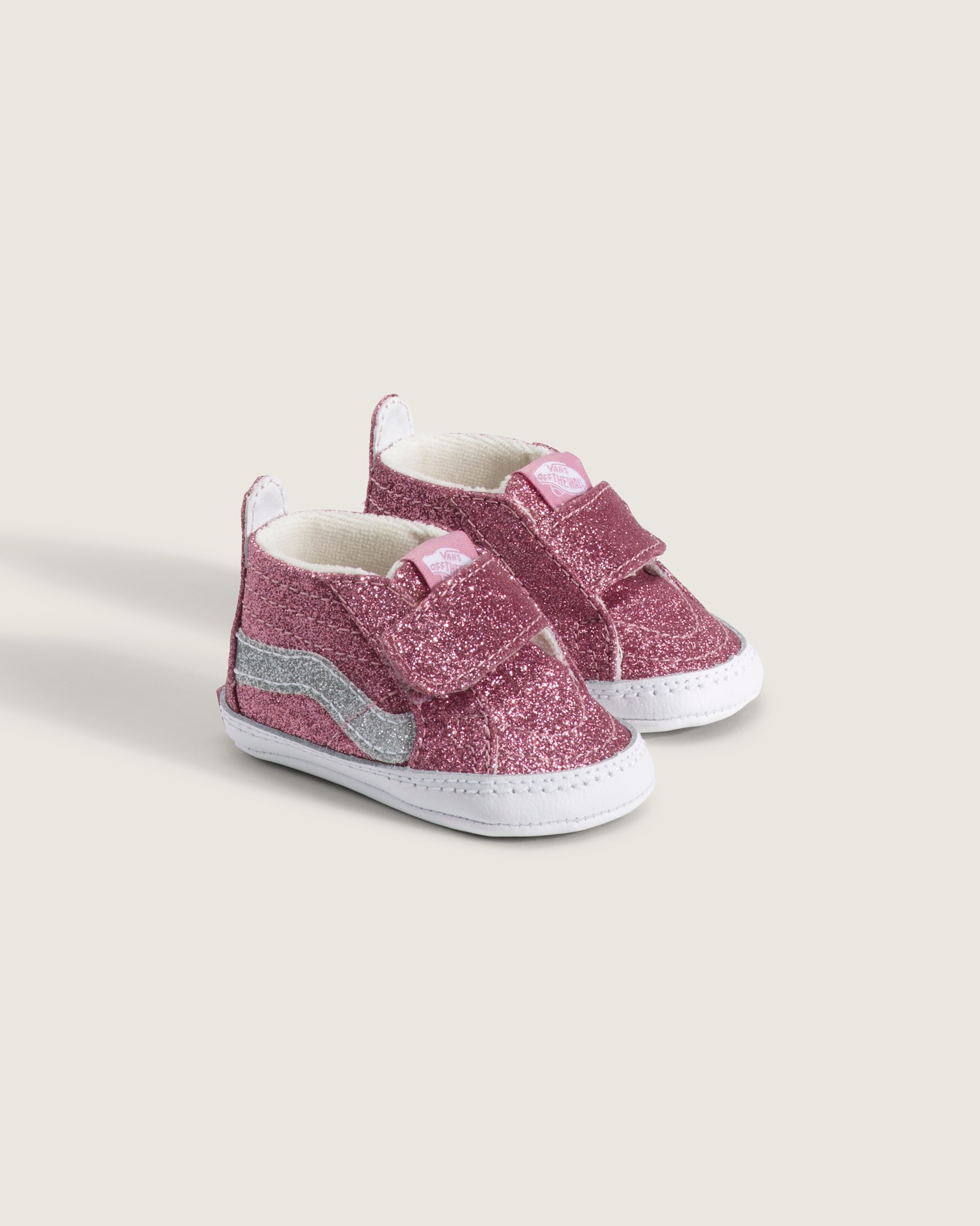 Infant SK8Hi Crib Shoe VANS Glitter Dawn Pink ALT1