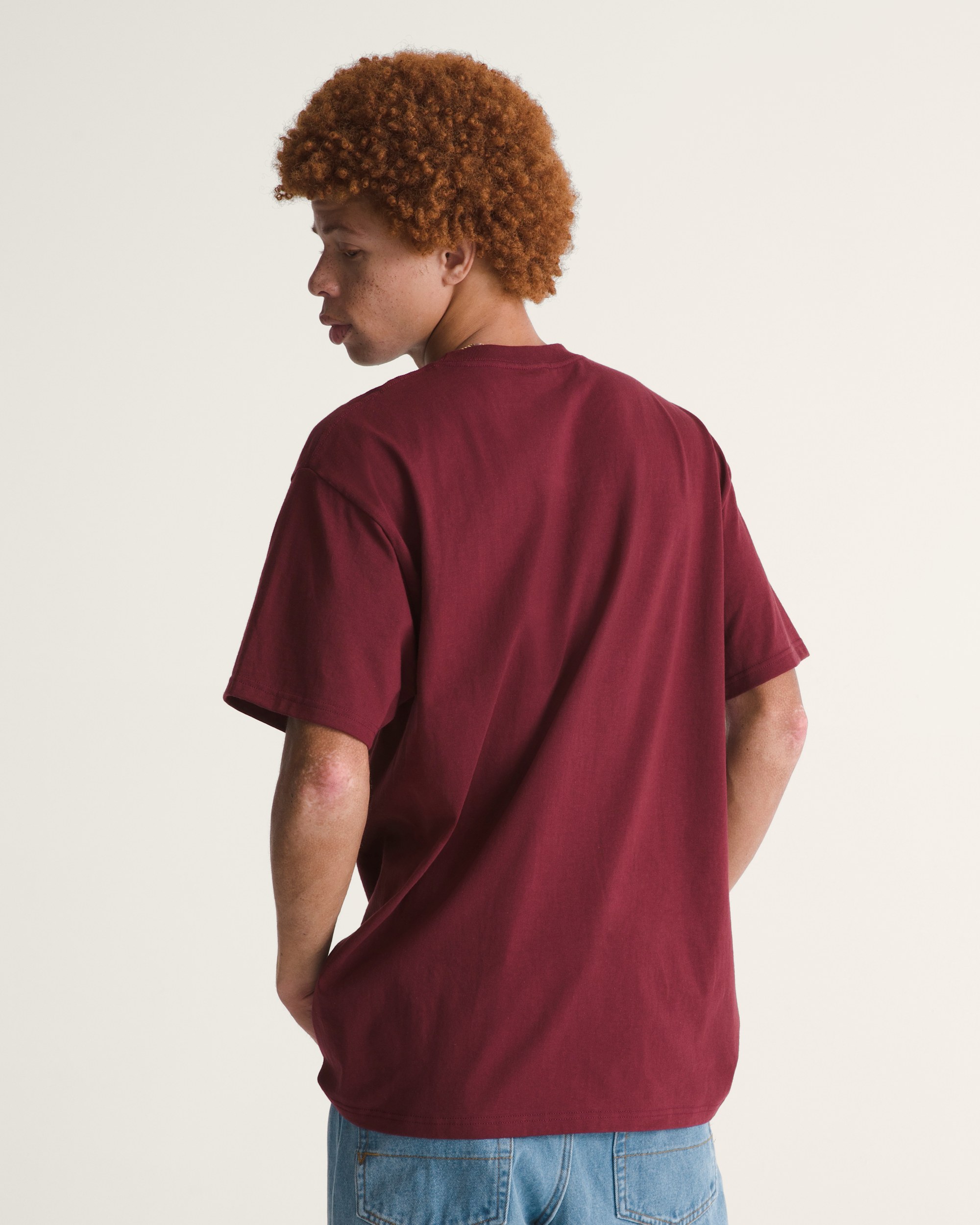 Blur Drop TShirt VANS Bordeaux ALT3