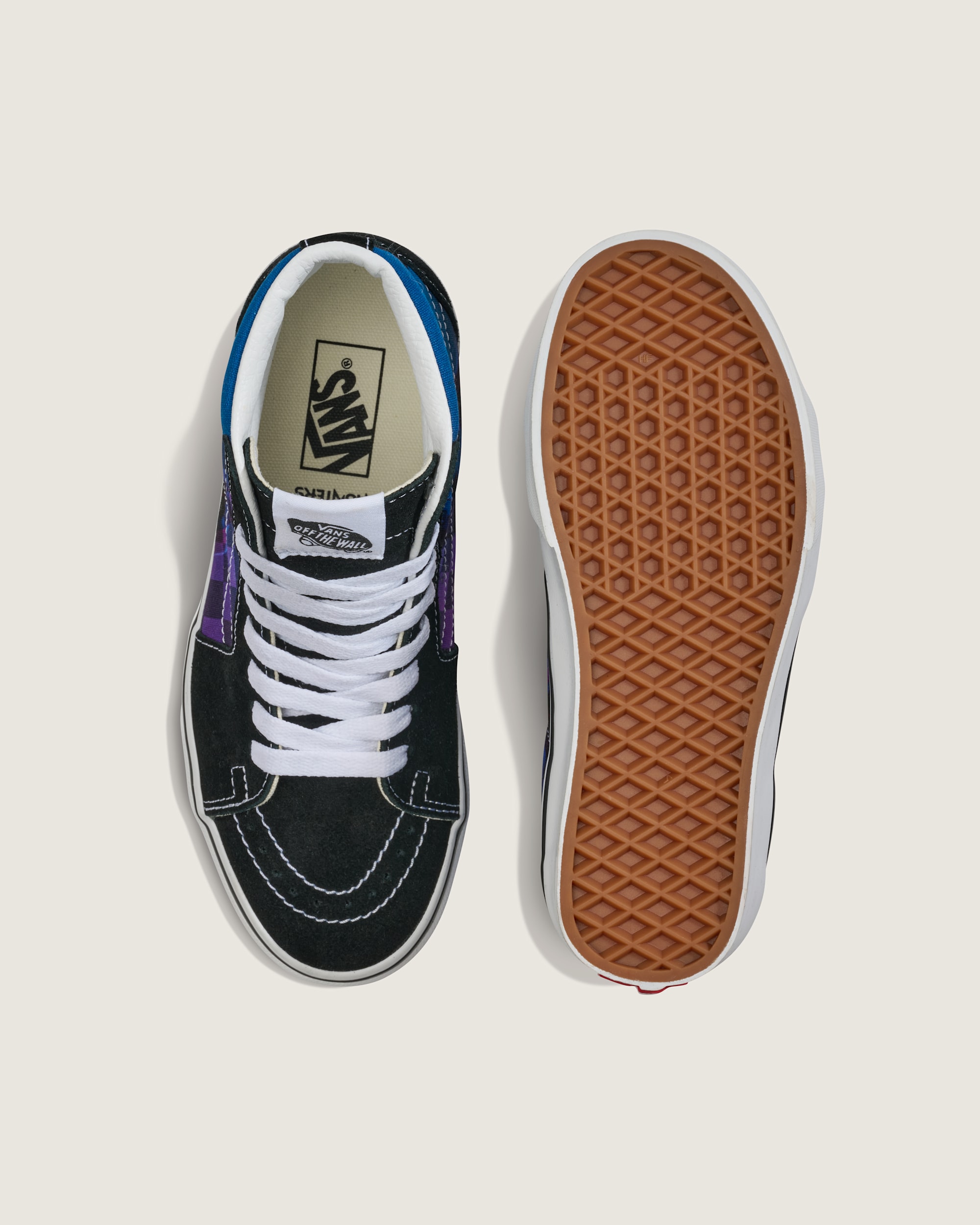 KPop Demon Hunters x Vans Big Kids Sk8Hi Shoe VANS Kpop Demon Hunters Black  Blue ALT2