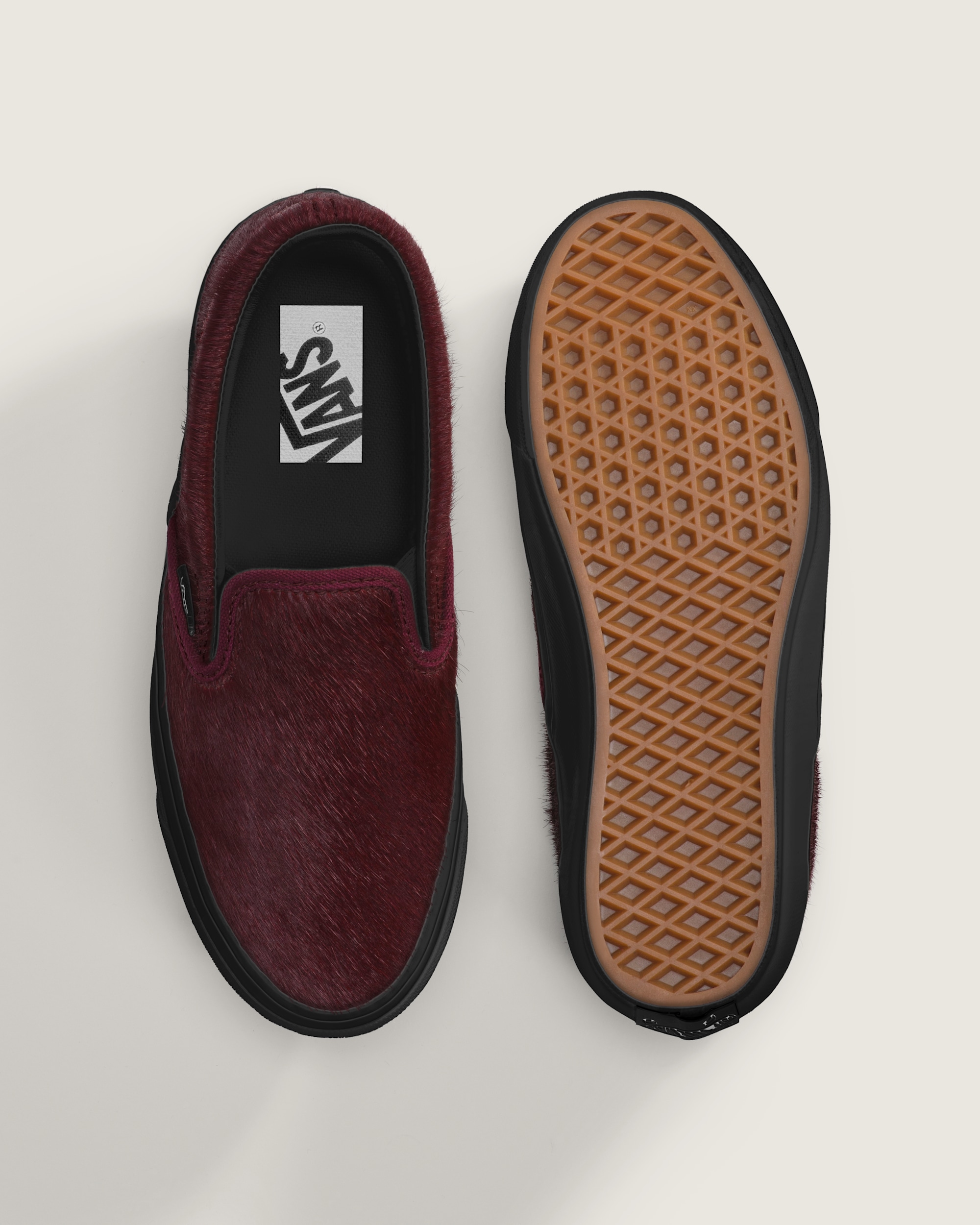 Premium Classic SlipOn Shoe VANS Burgundy Red ALT2
