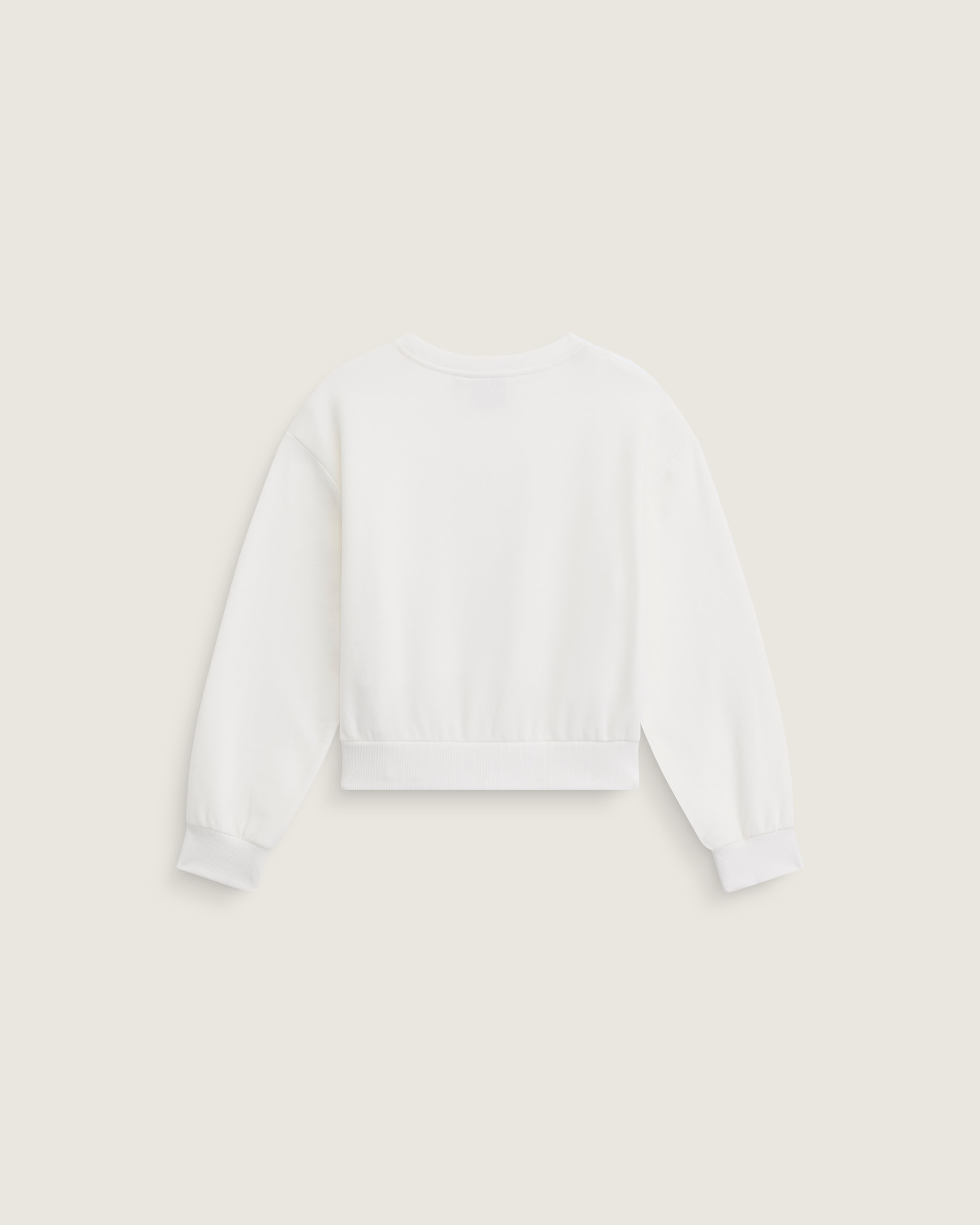 Kids Flow Field Crew Sweatshirt VANS Marshmallow White ALT1