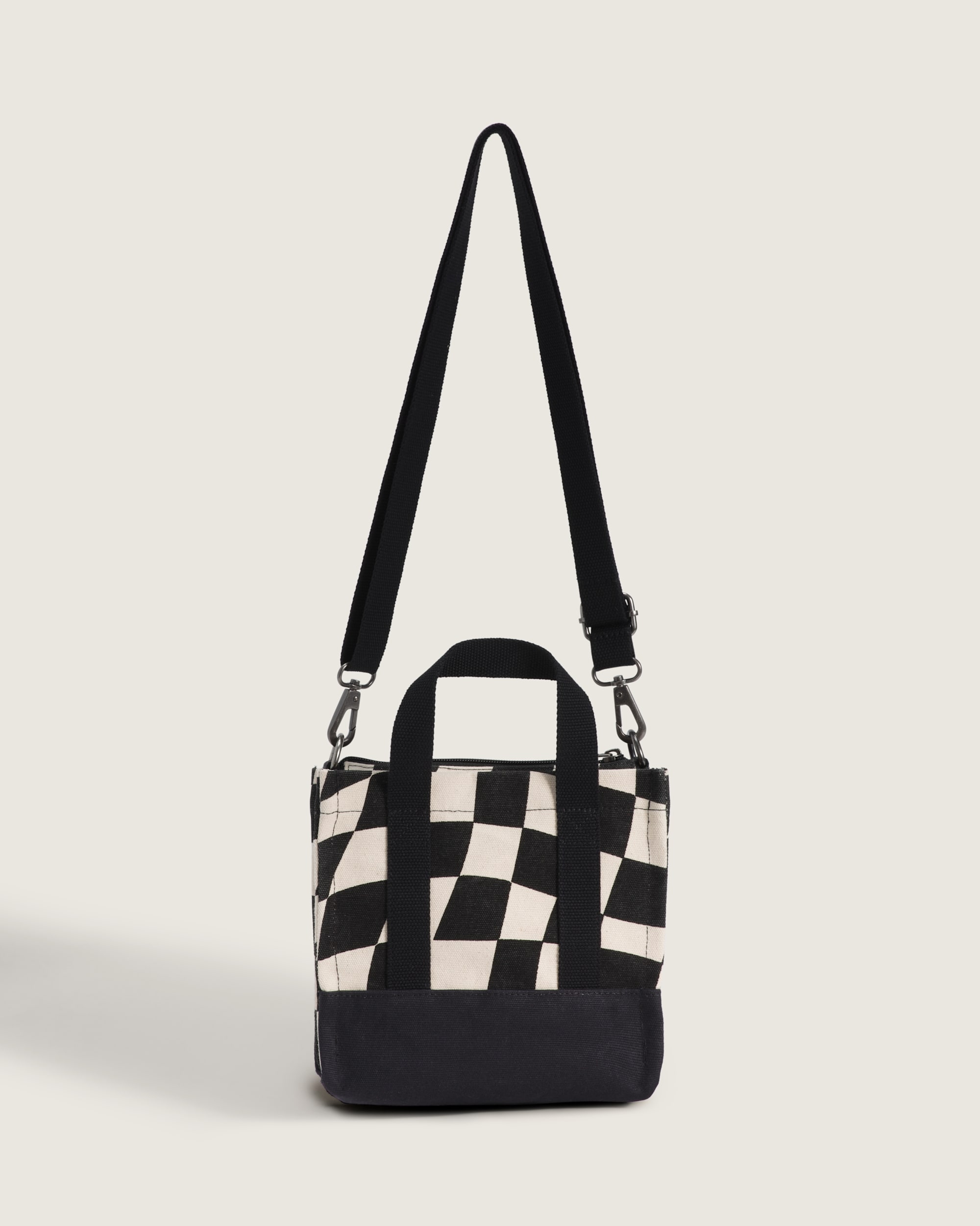 Checkerboard Lil Pergs Tote Bag VANS Marshmallow White ALT2