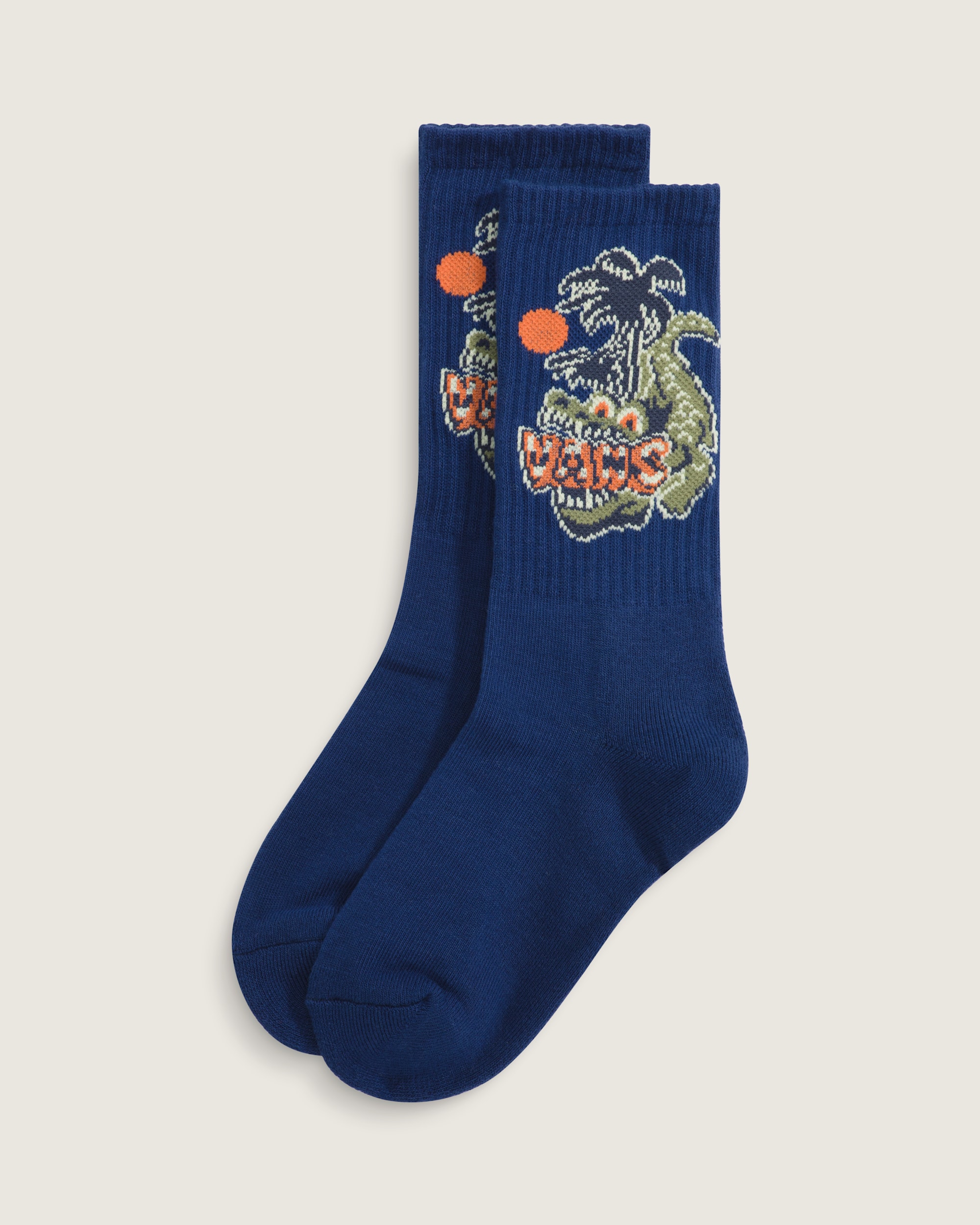 Kids Ticker Crew Socks VANS Deep Indigo Blue HERO