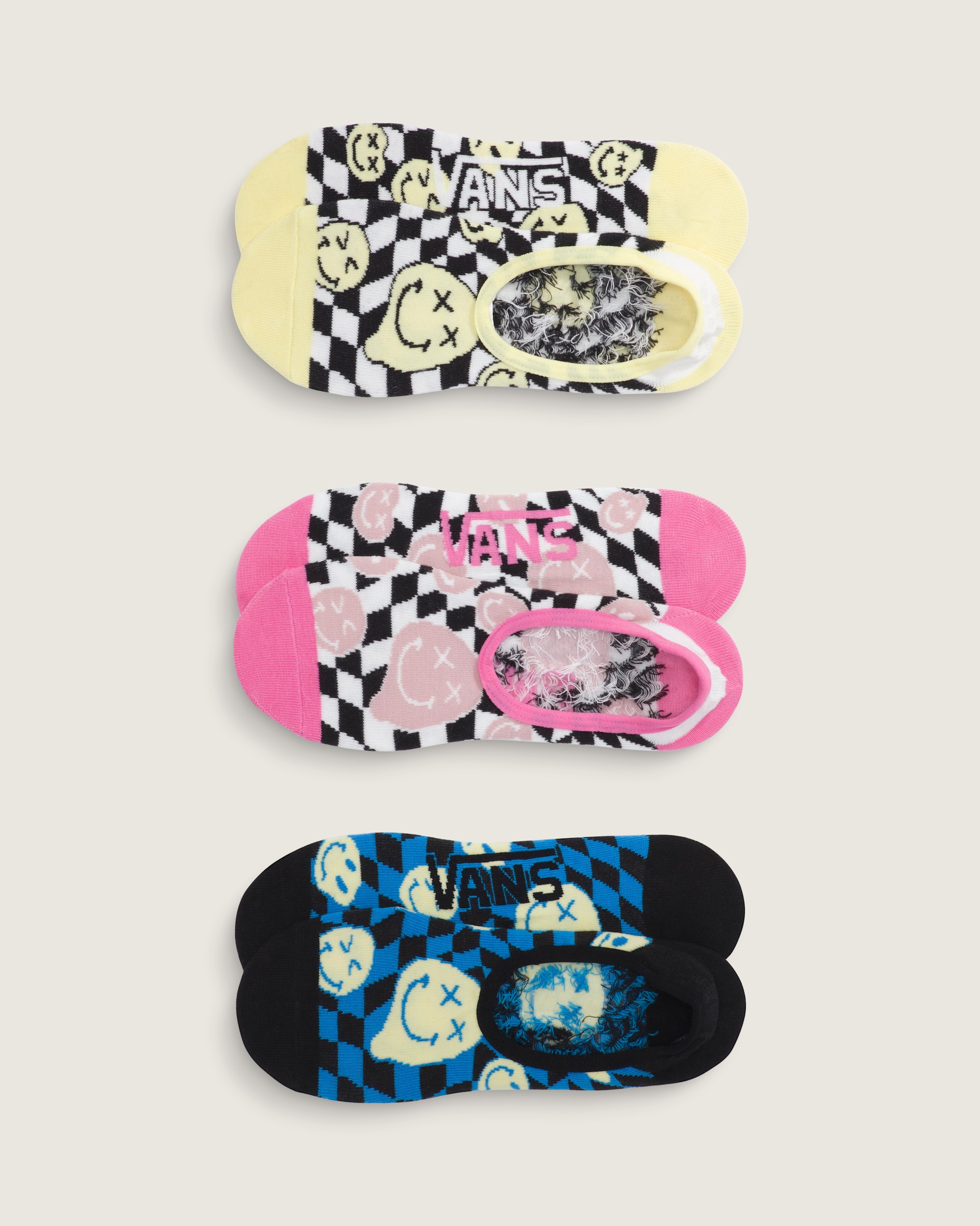 Printed Canoodle Socks 3Pack VANS Faded Yellow HERO