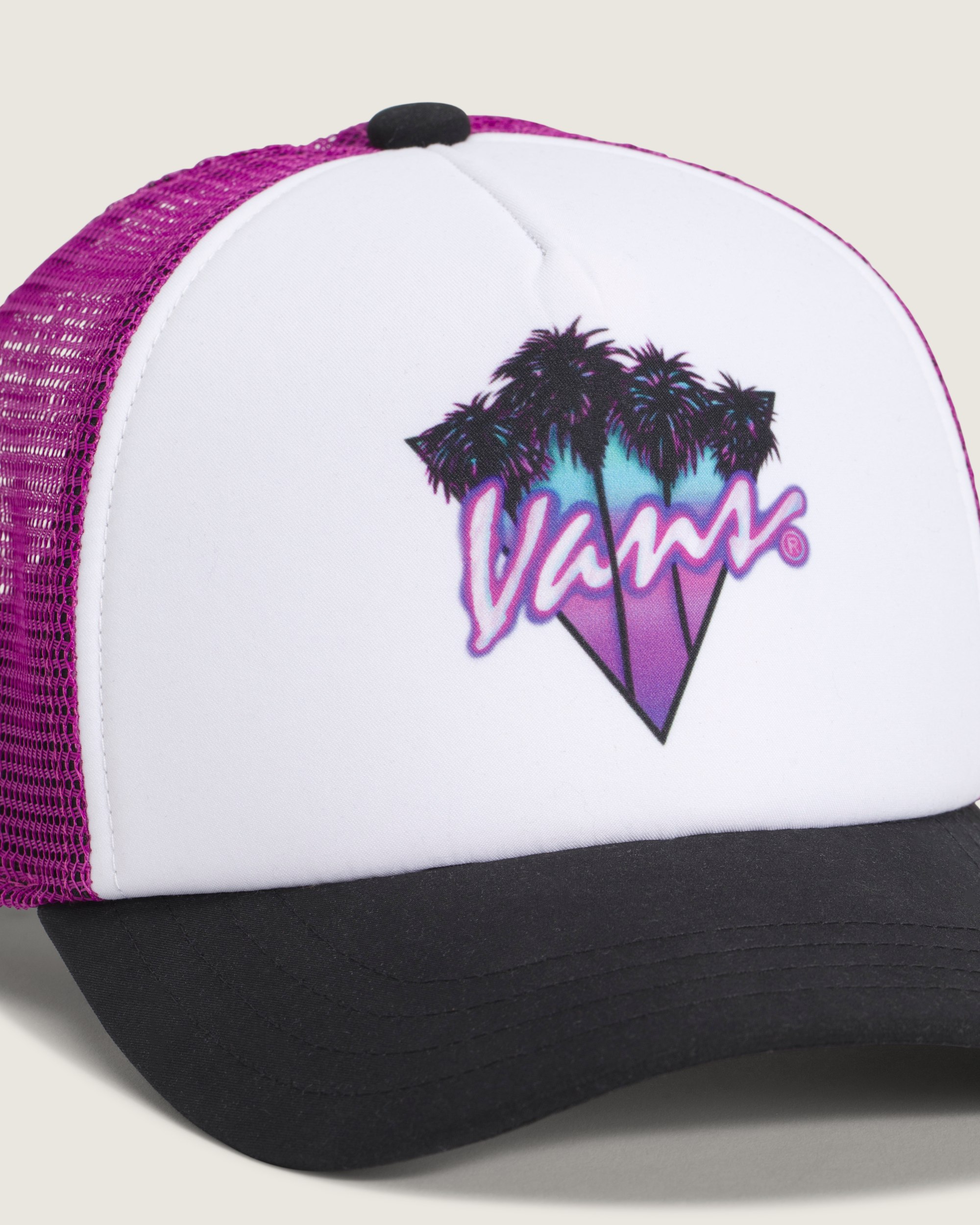 Kids Twisted Vans Trucker Hat VANS White ALT1