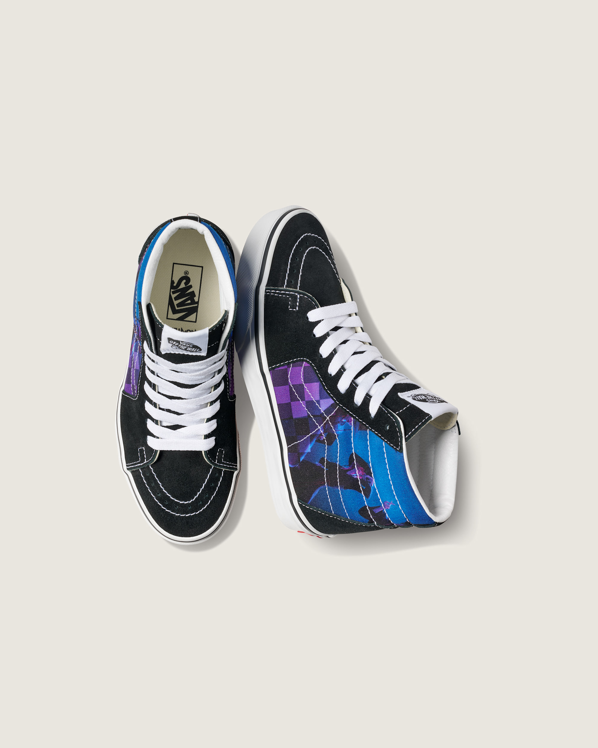 KPop Demon Hunters x Vans Big Kids Sk8Hi Shoe VANS Kpop Demon Hunters Black  Blue ALT4
