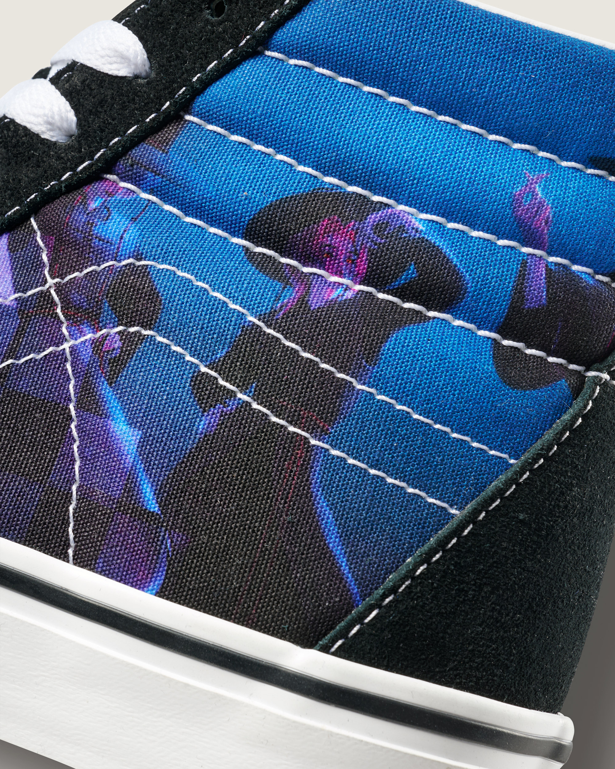 KPop Demon Hunters x Vans Big Kids Sk8Hi Shoe VANS Kpop Demon Hunters Black  Blue ALT6