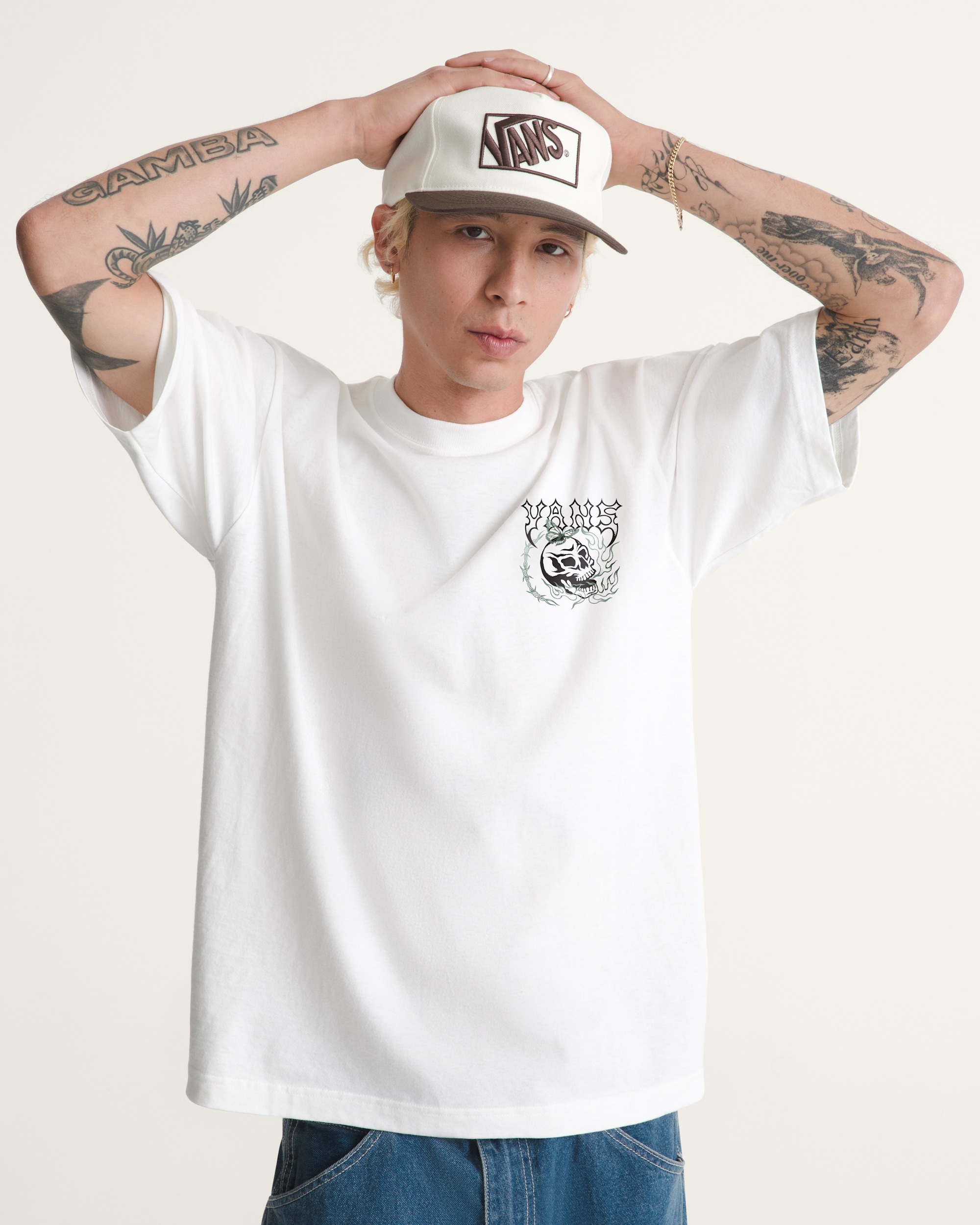 Lucky Streak TShirt VANS White ALT1