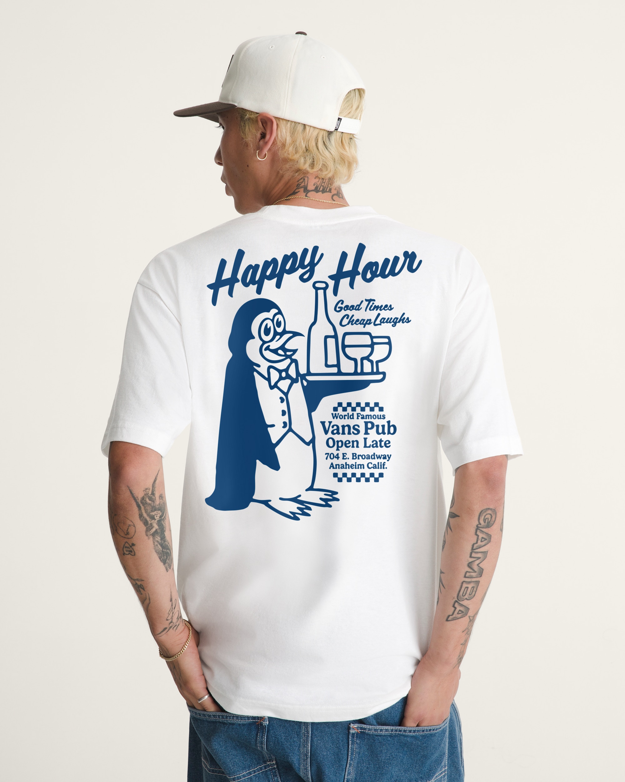 Waddle It Be TShirt VANS White ALT2