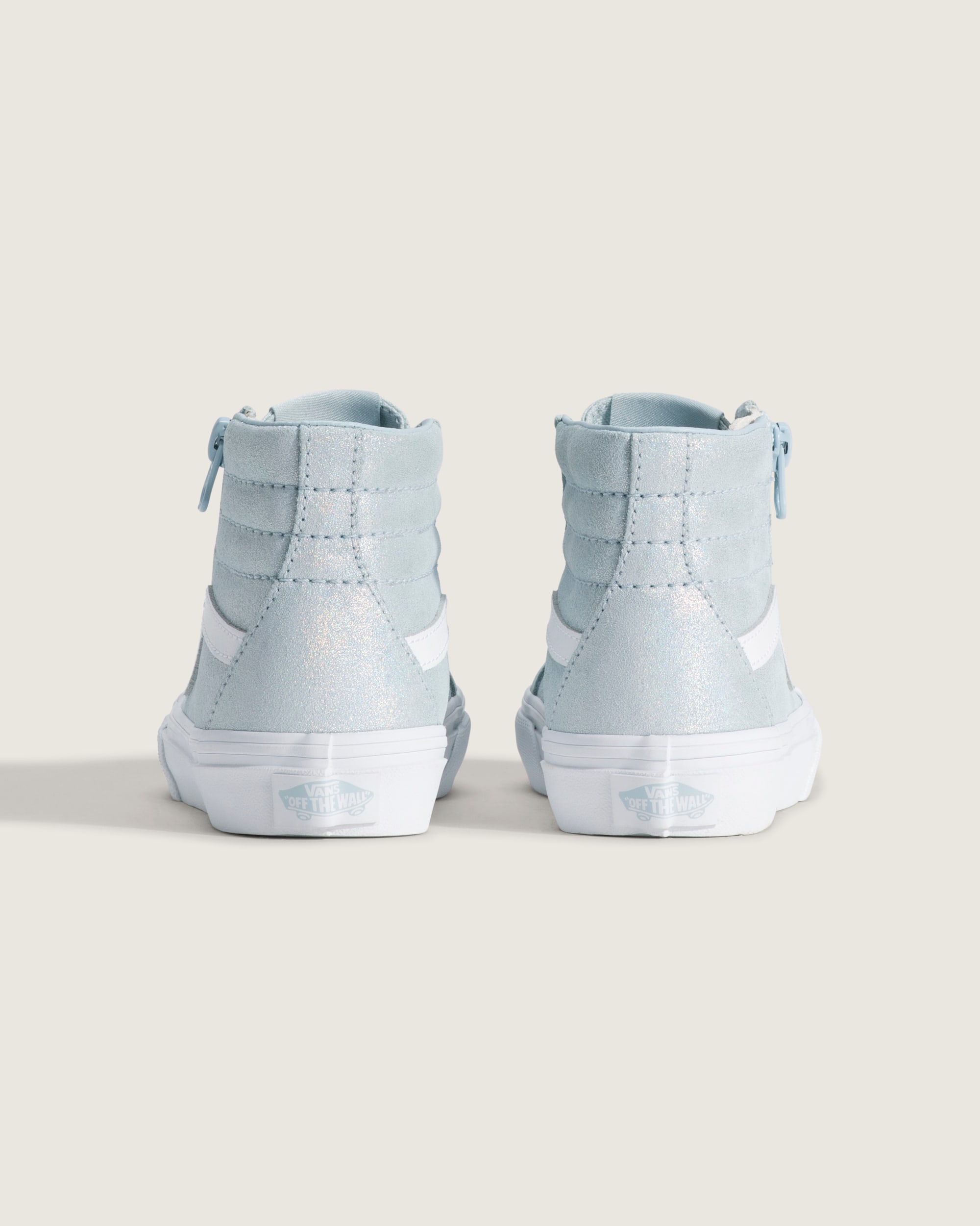 Little Kids Sk8Hi Side Zip Shoe VANS Dawn Mist Blue ALT3