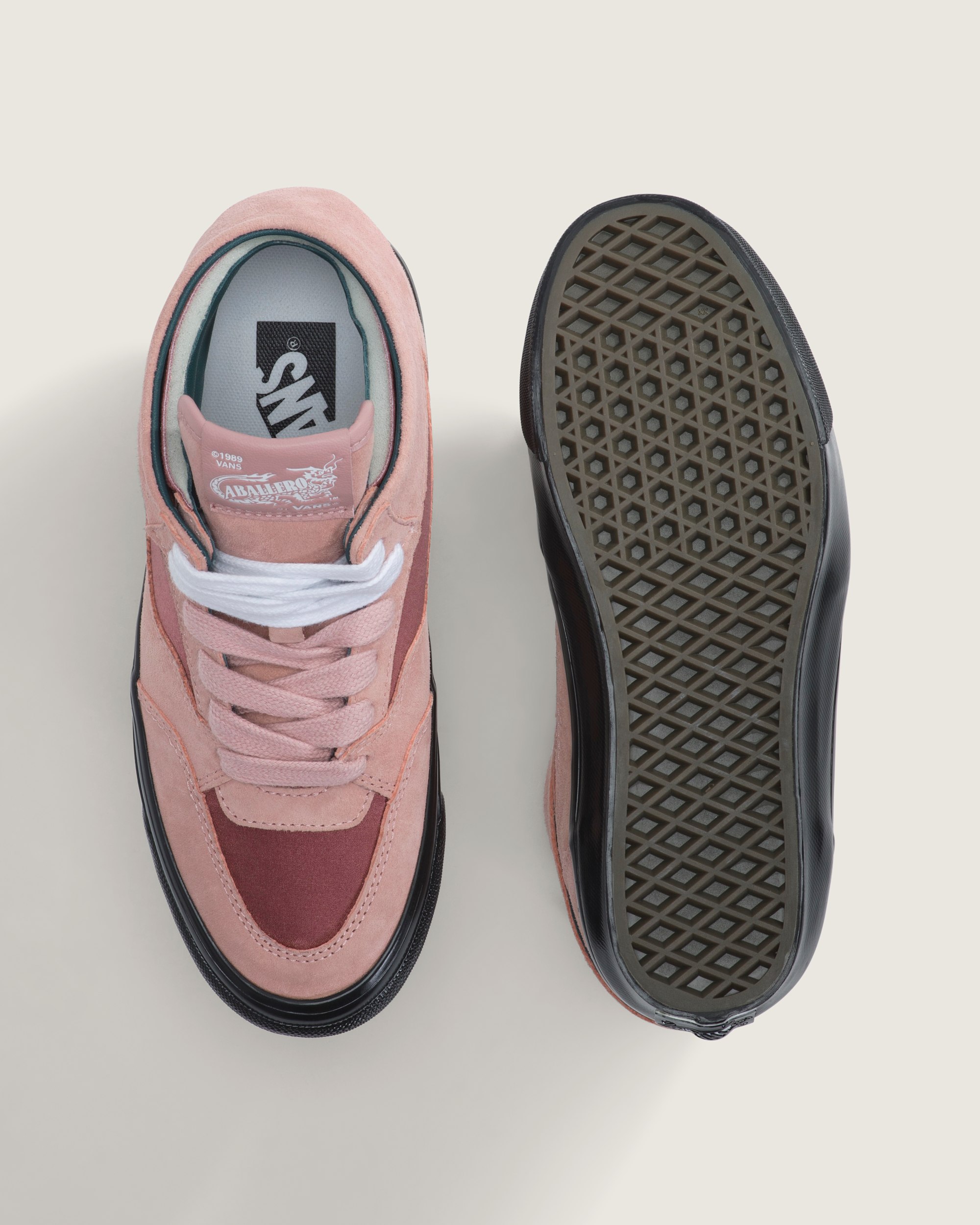 Premium Half Caballero Shoe VANS Rose Pink  Black ALT2