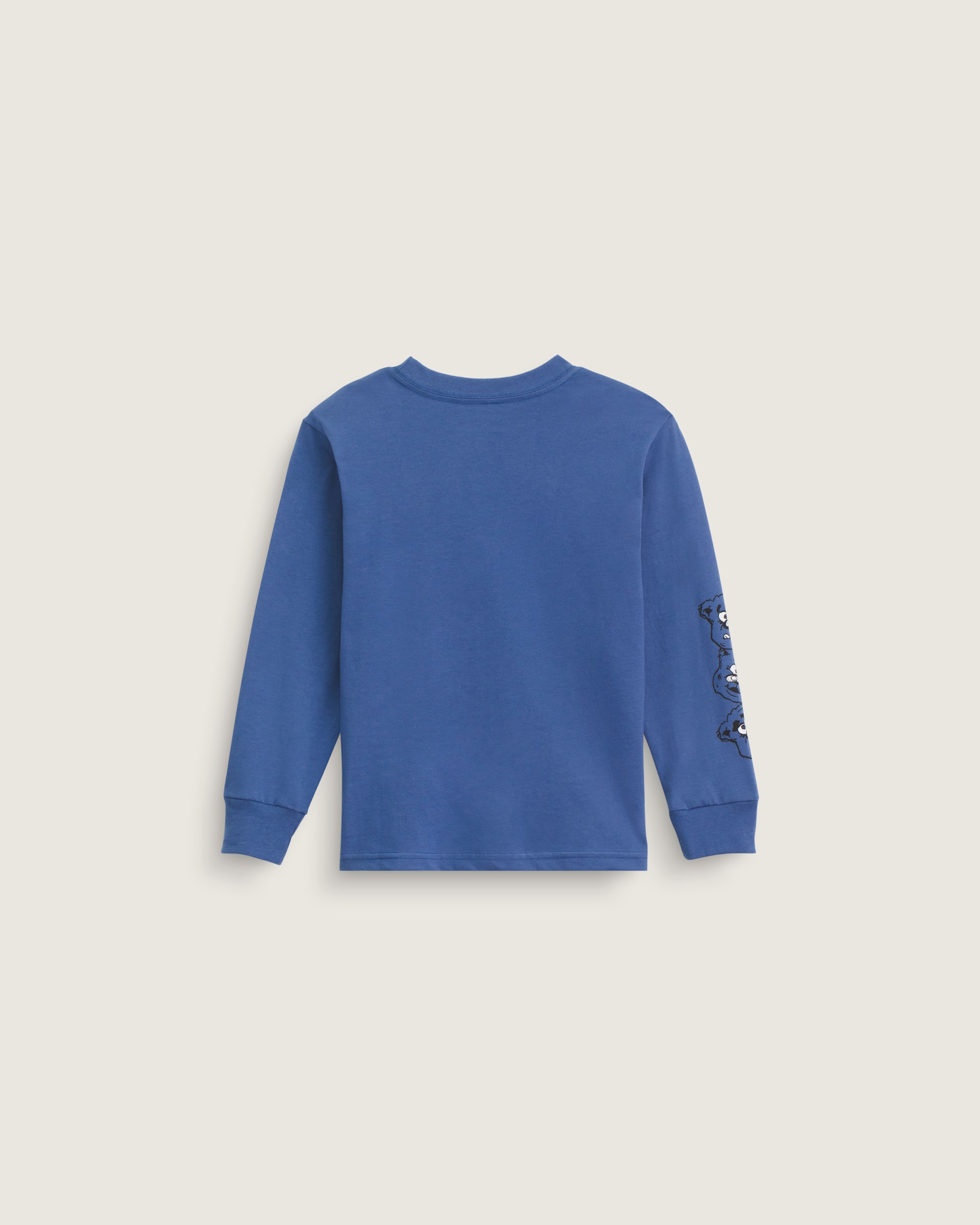 Little Kids Dizzy Bear Long Sleeve TShirt VANS True Navy Blue ALT1