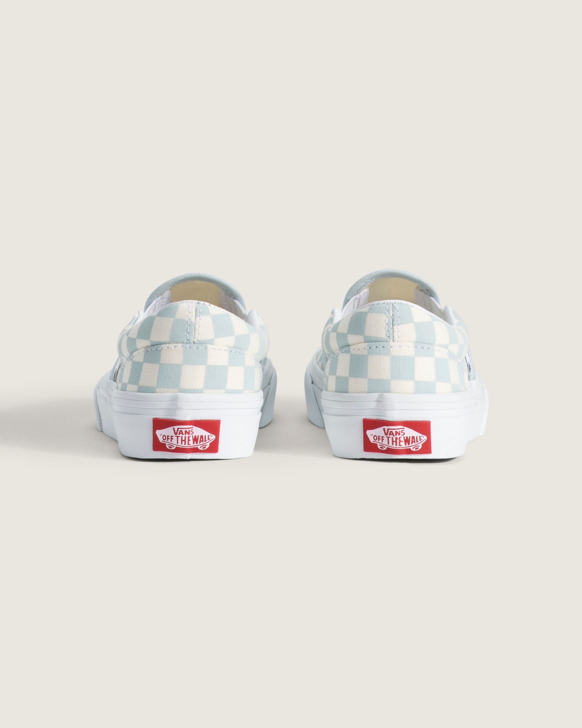 Little Kids Classic SlipOn Checkerboard Shoe VANS Checkerboard Dawn Mist Blue ALT3