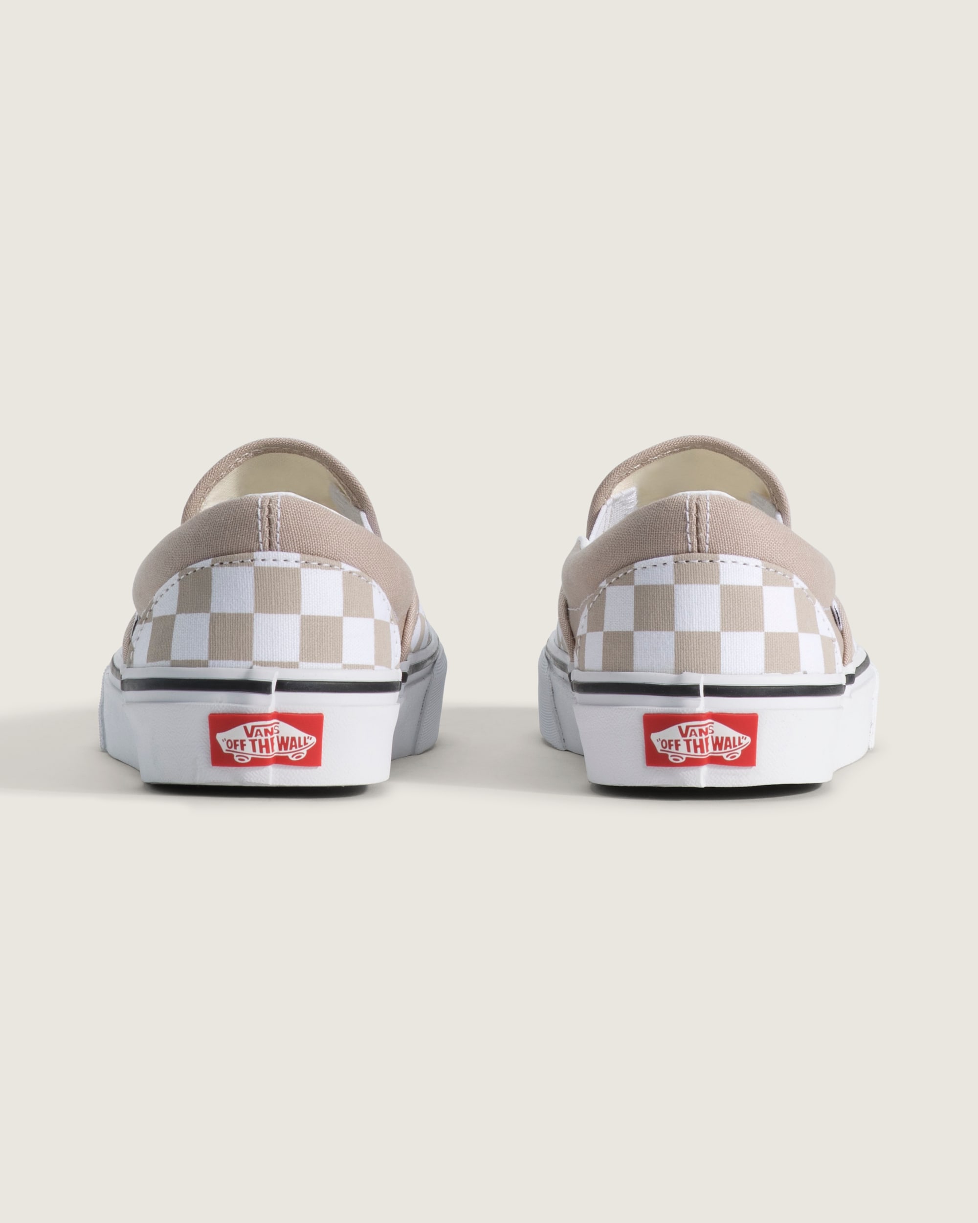 Classic SlipOn Checkerboard Shoe VANS Checkerboard Mushroom Brown ALT3