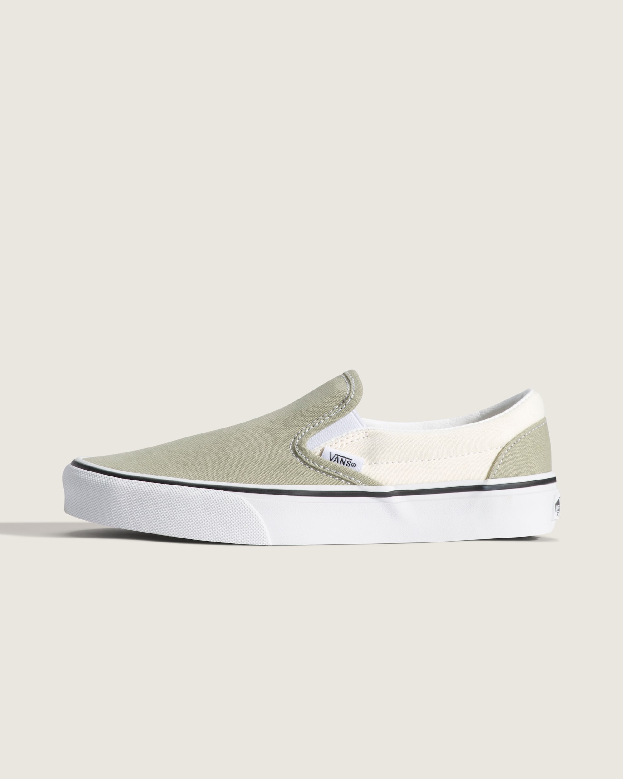 Classic SlipOn Shoe VANS Sage Green HERO