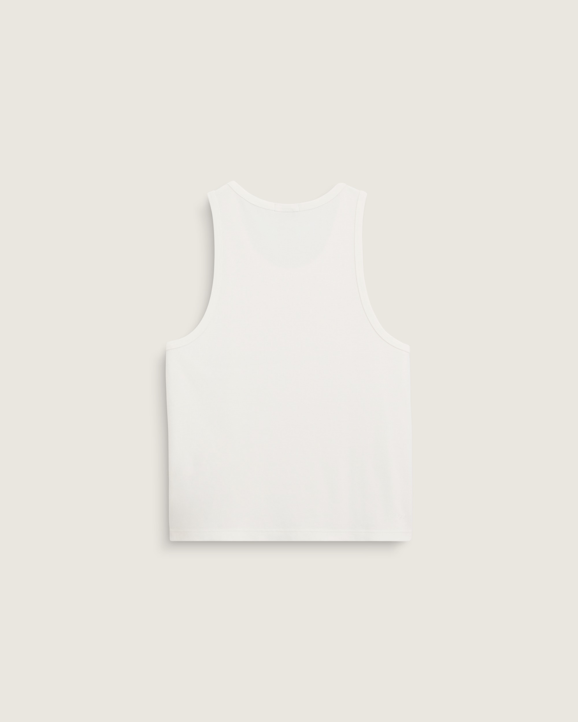 Premium Waffle Tank Top VANS Egret White ALT1