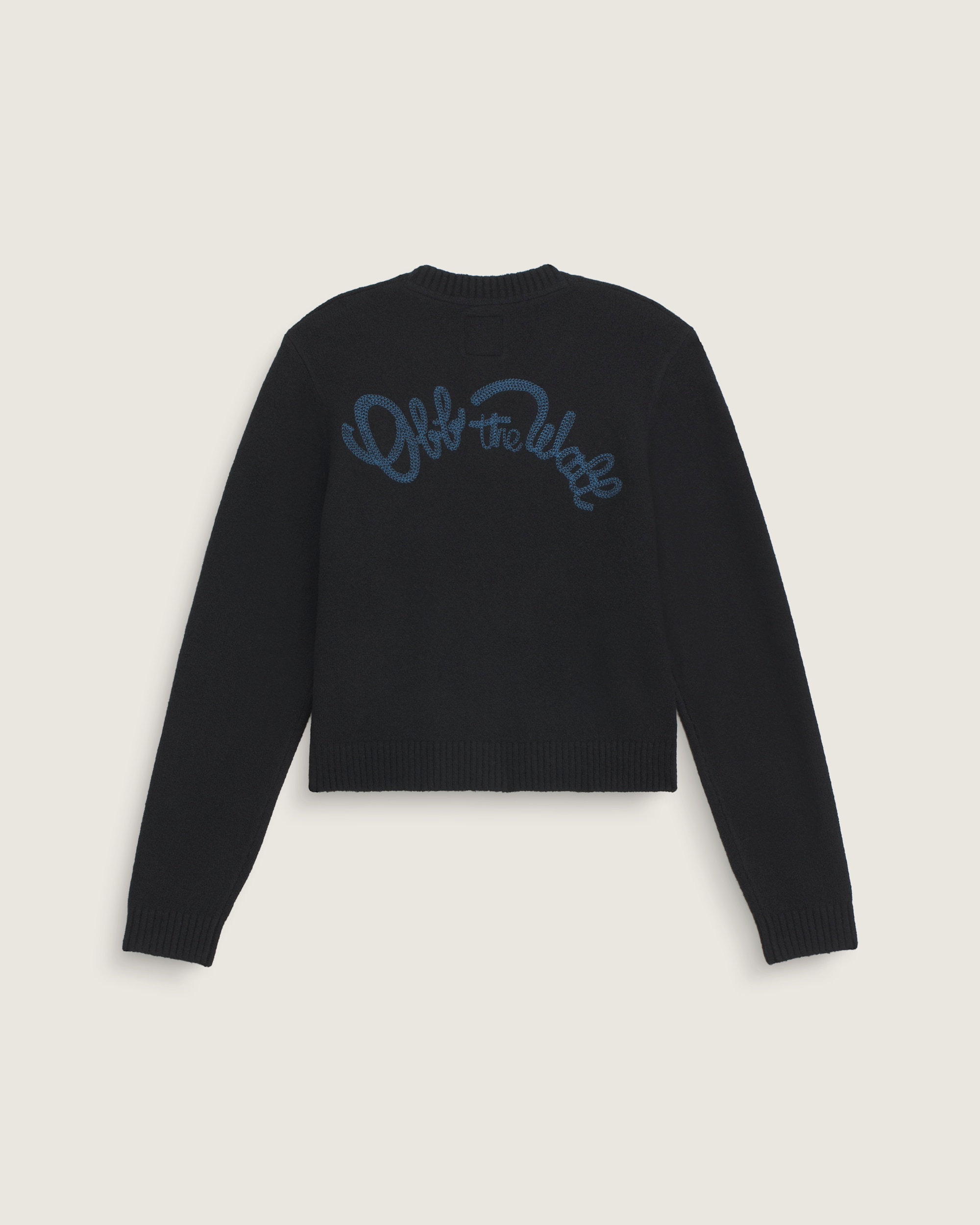 Dolly Chain Stitch Cardigan Sweater VANS Black ALT1