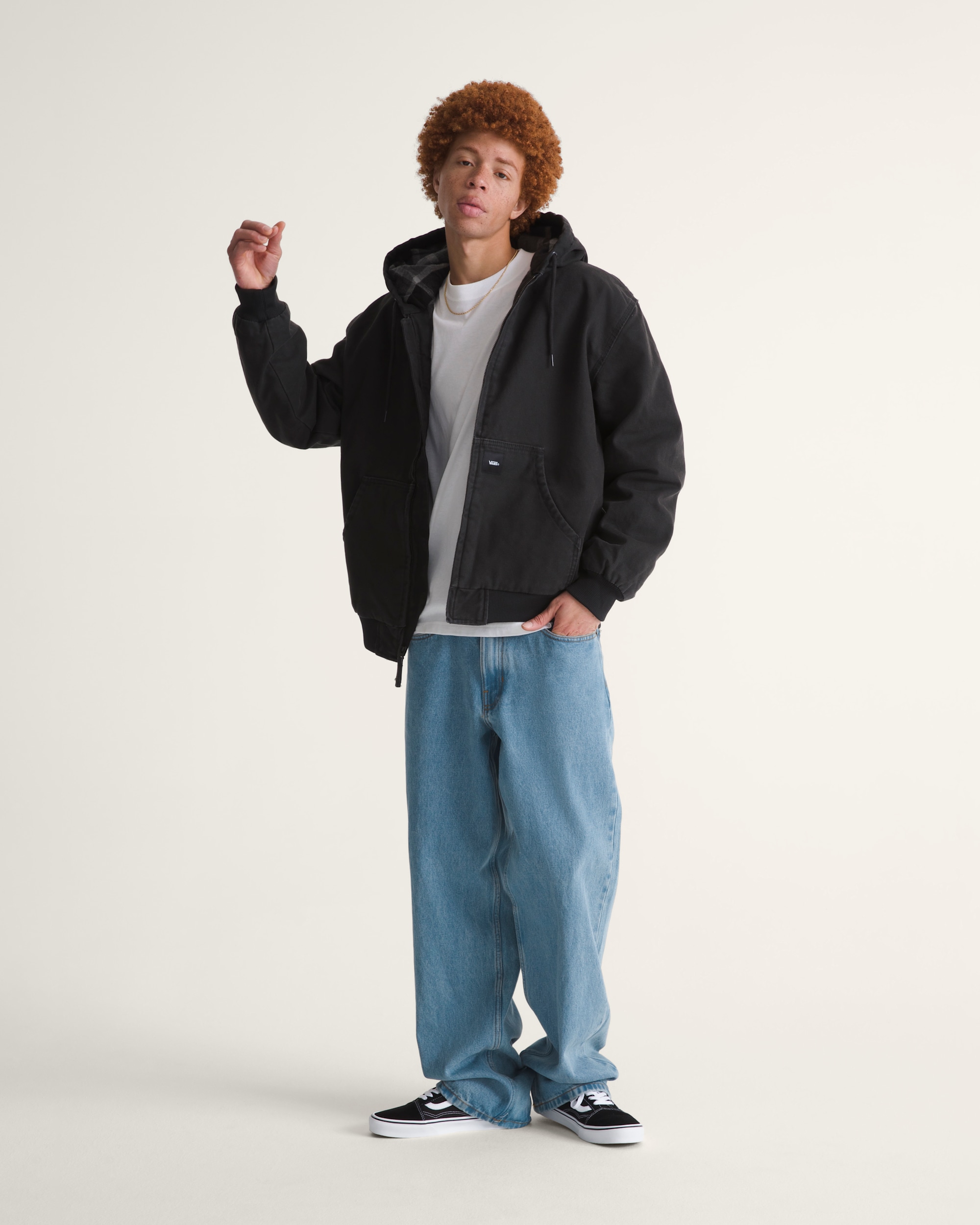 Workwear Canvas Full Zip Jacket VANS Black ALT4