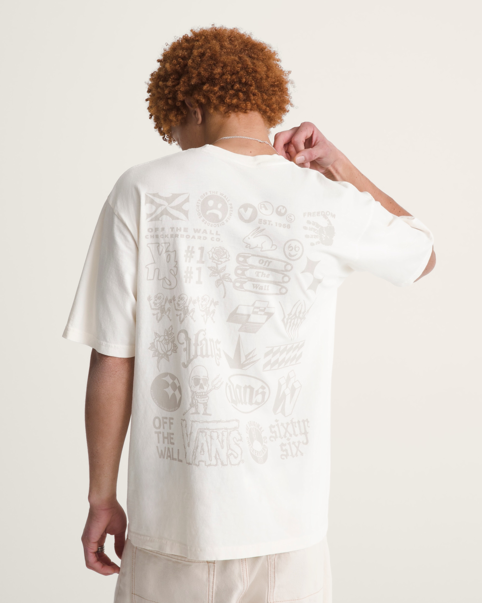 Mixed Lot TShirt VANS Marshmallow White ALT2