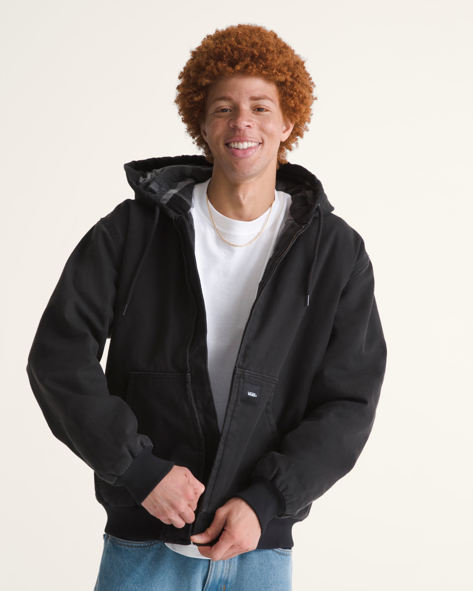 Workwear Canvas Full Zip Jacket VANS Black ALT2