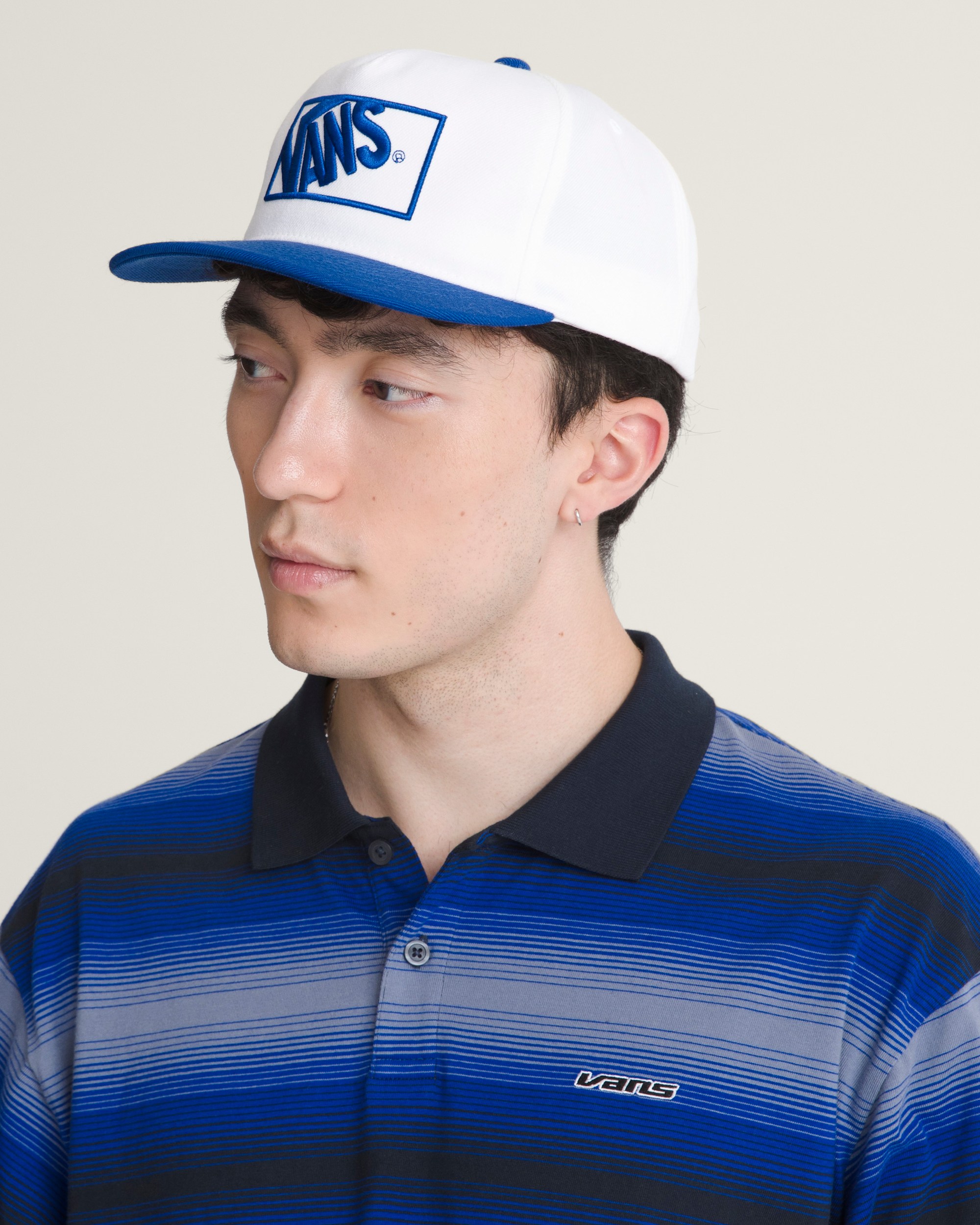 Vans Formula Snapback Hats VANS Royal Cobalt Blue ALT3