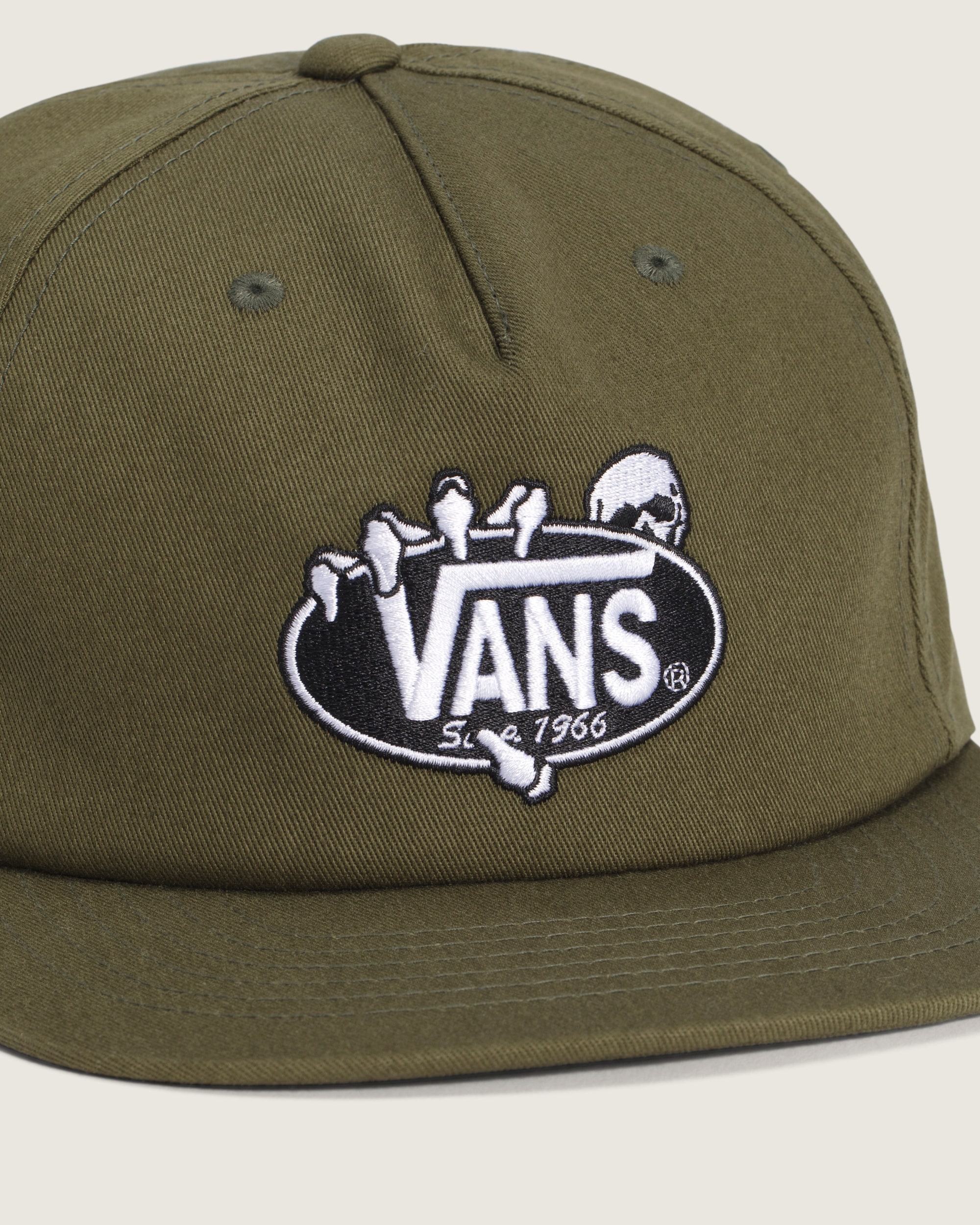 Show Off Snapback Hat VANS Mossy Olive Green ALT1