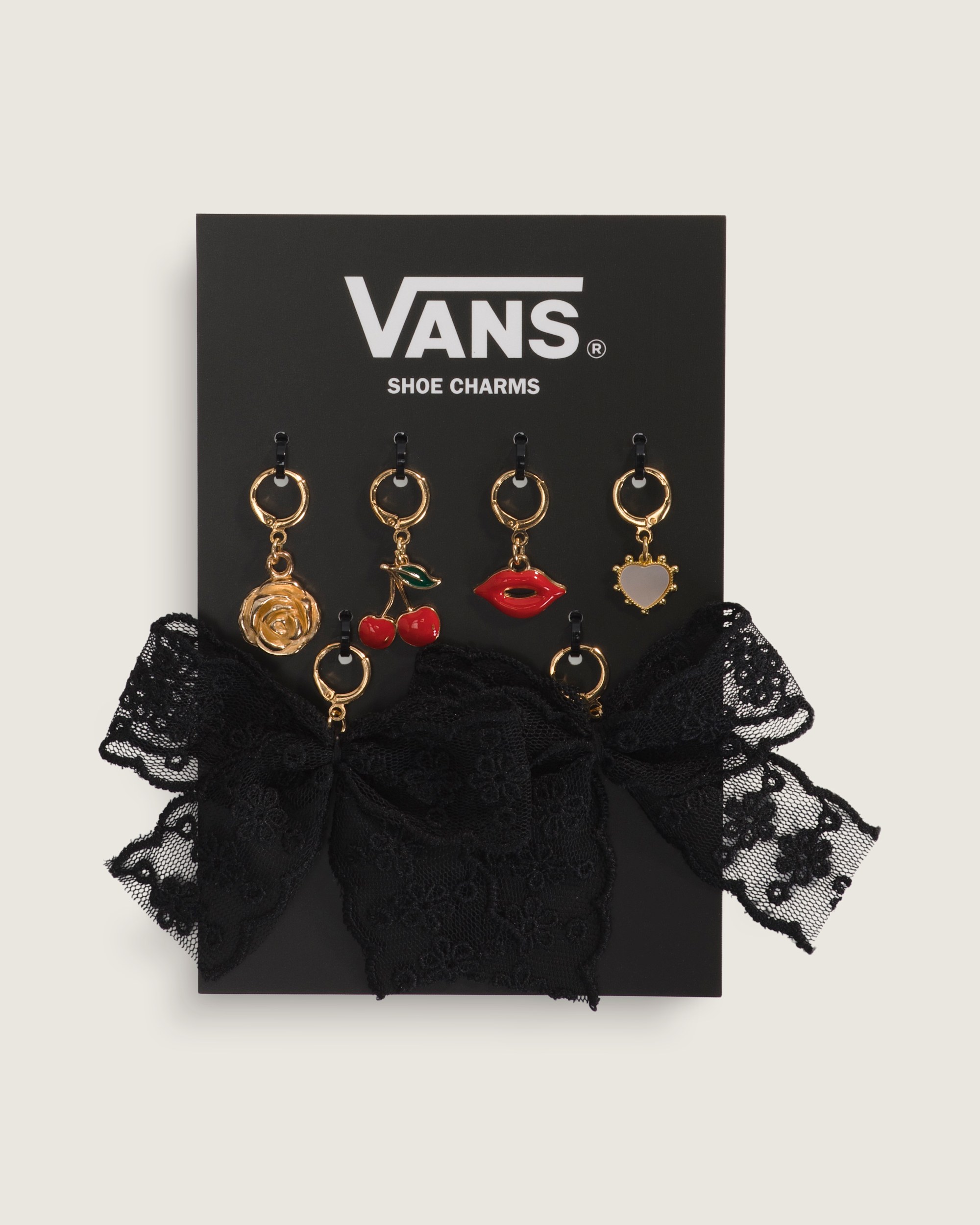 Vans Ws Romance Riot Shoe Charm Set VANS Red  Gold Yellow HERO