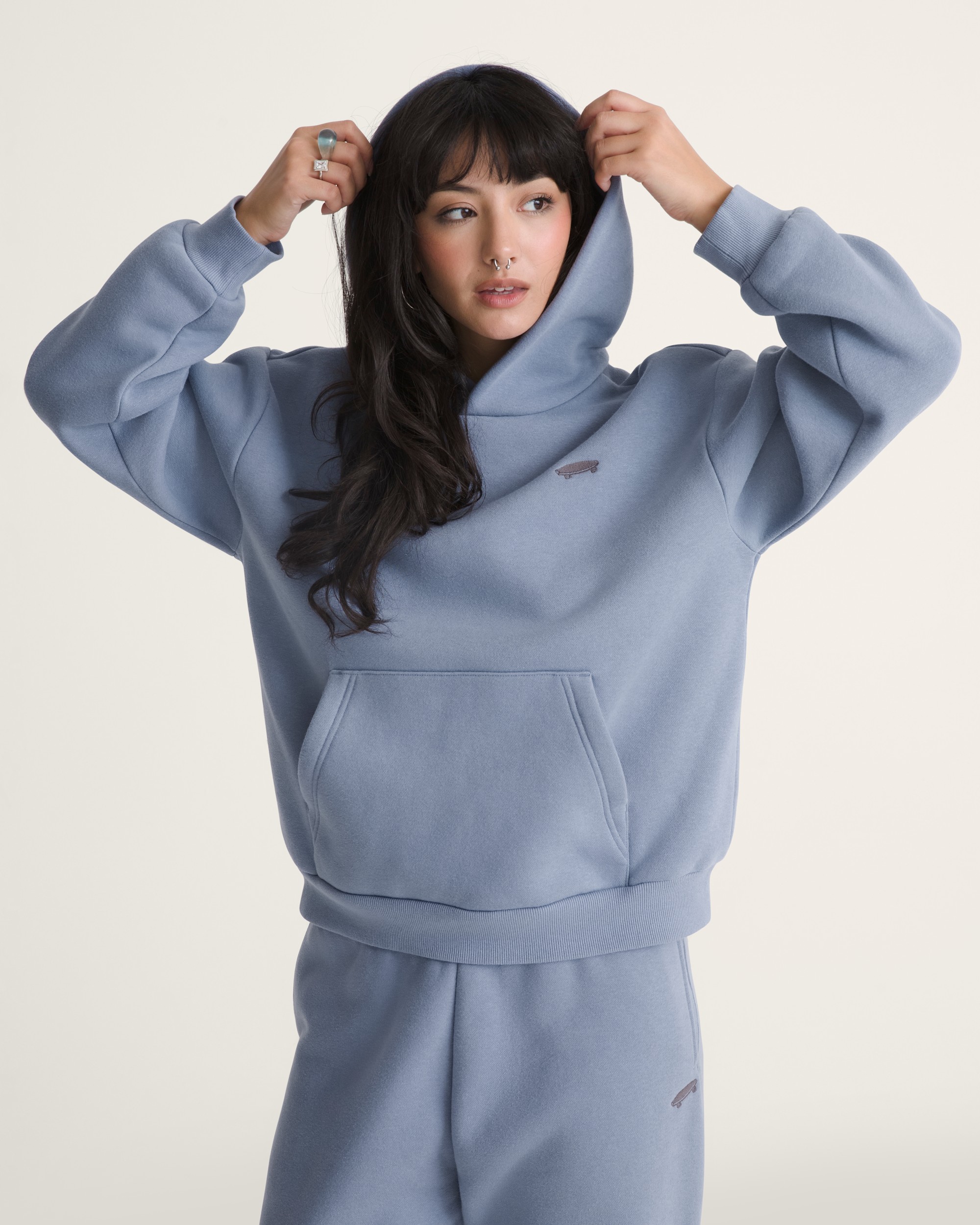 Salton Pullover Hoodie VANS Glacial Slate Blue ALT2