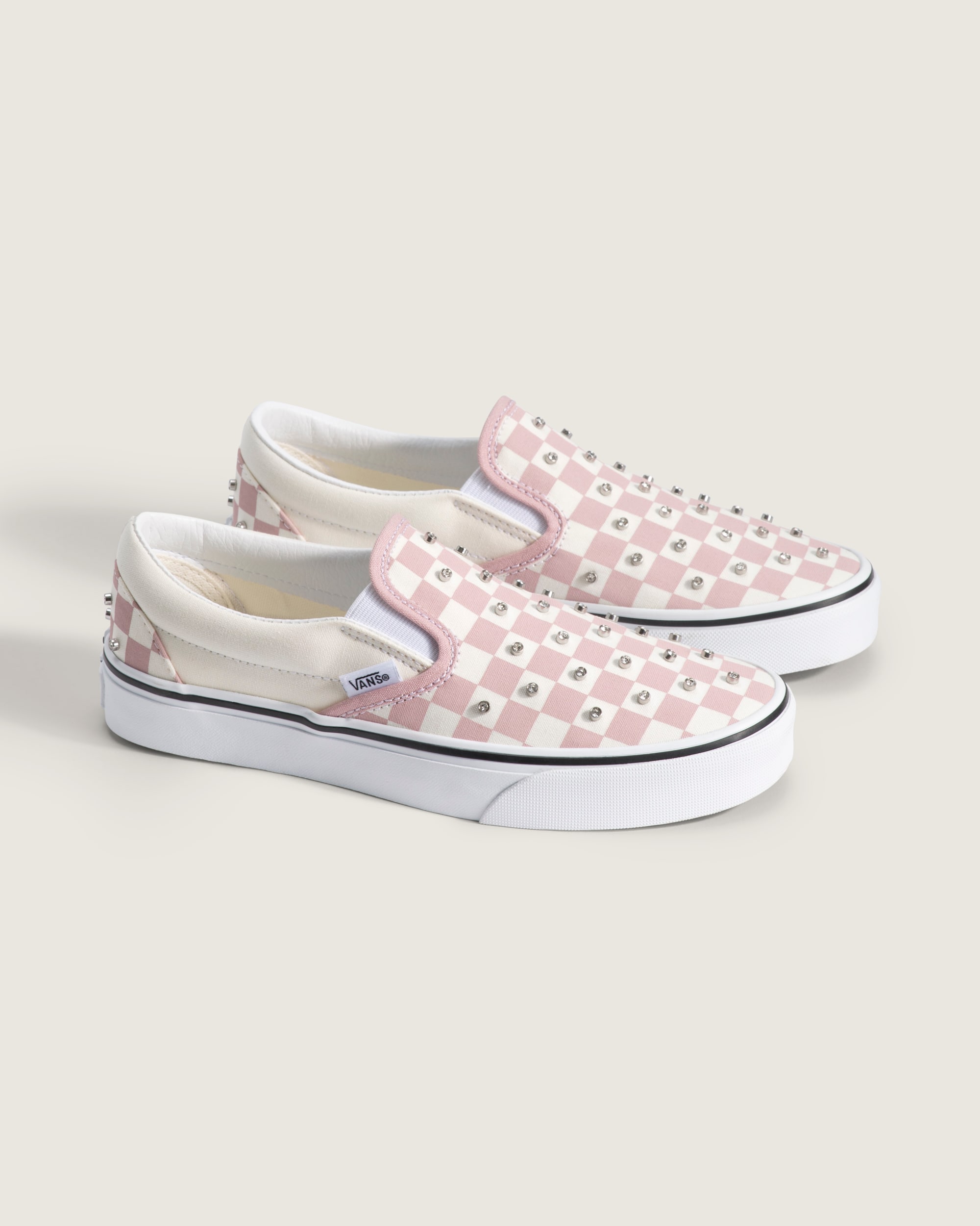Classic SlipOn Checkerboard Shoe VANS Misty Mauve Pink ALT1