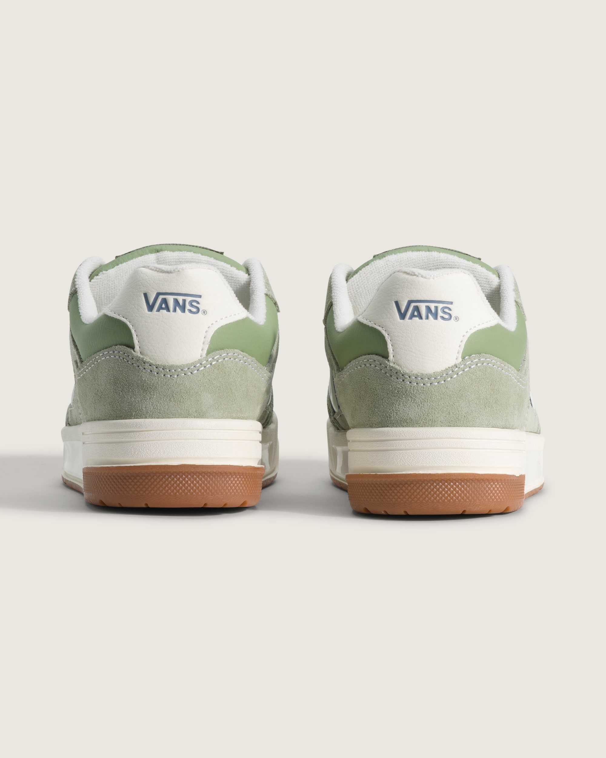Upland Shoe VANS Green  Marshmallow White ALT3