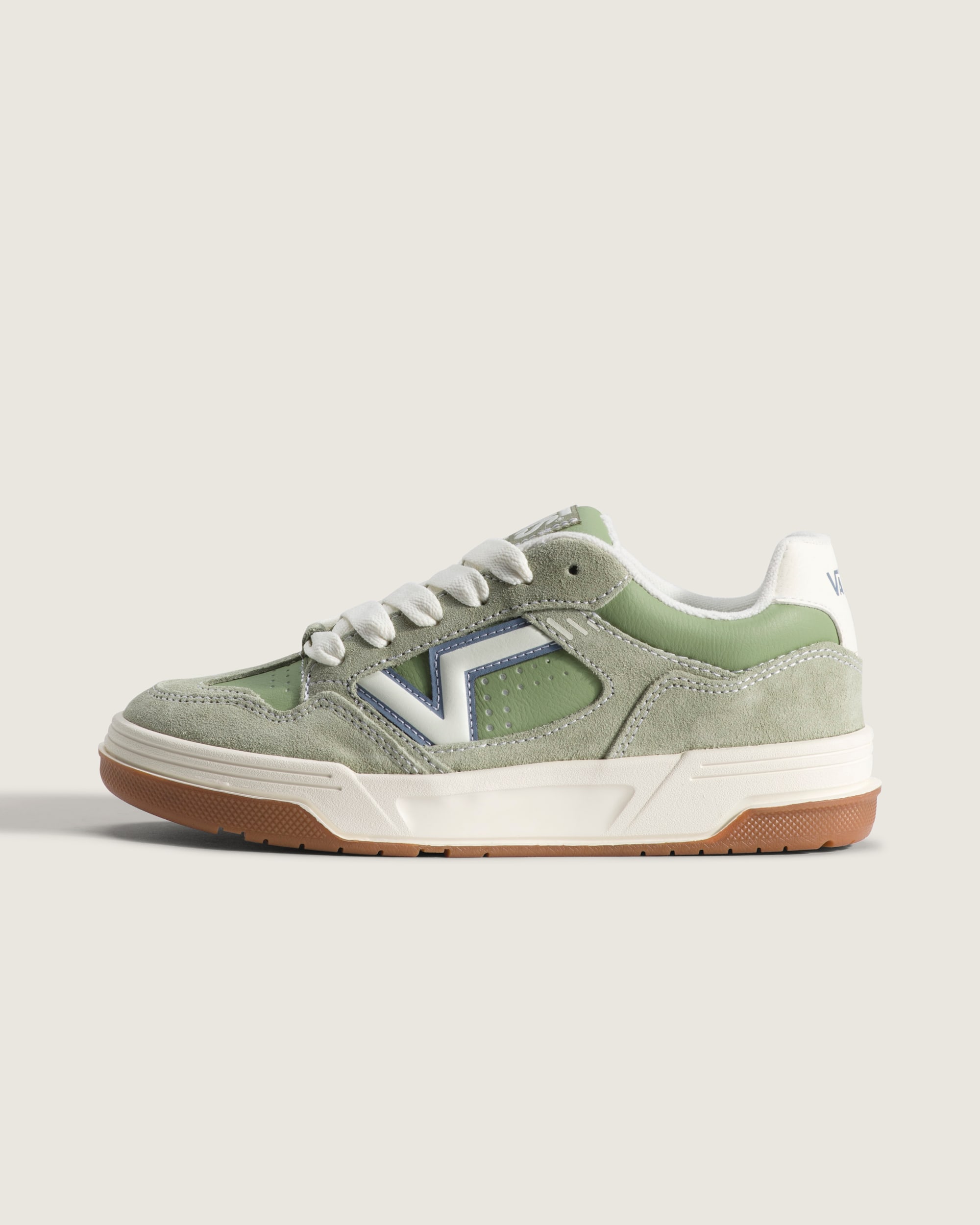 Upland Shoe VANS Green  Marshmallow White HERO