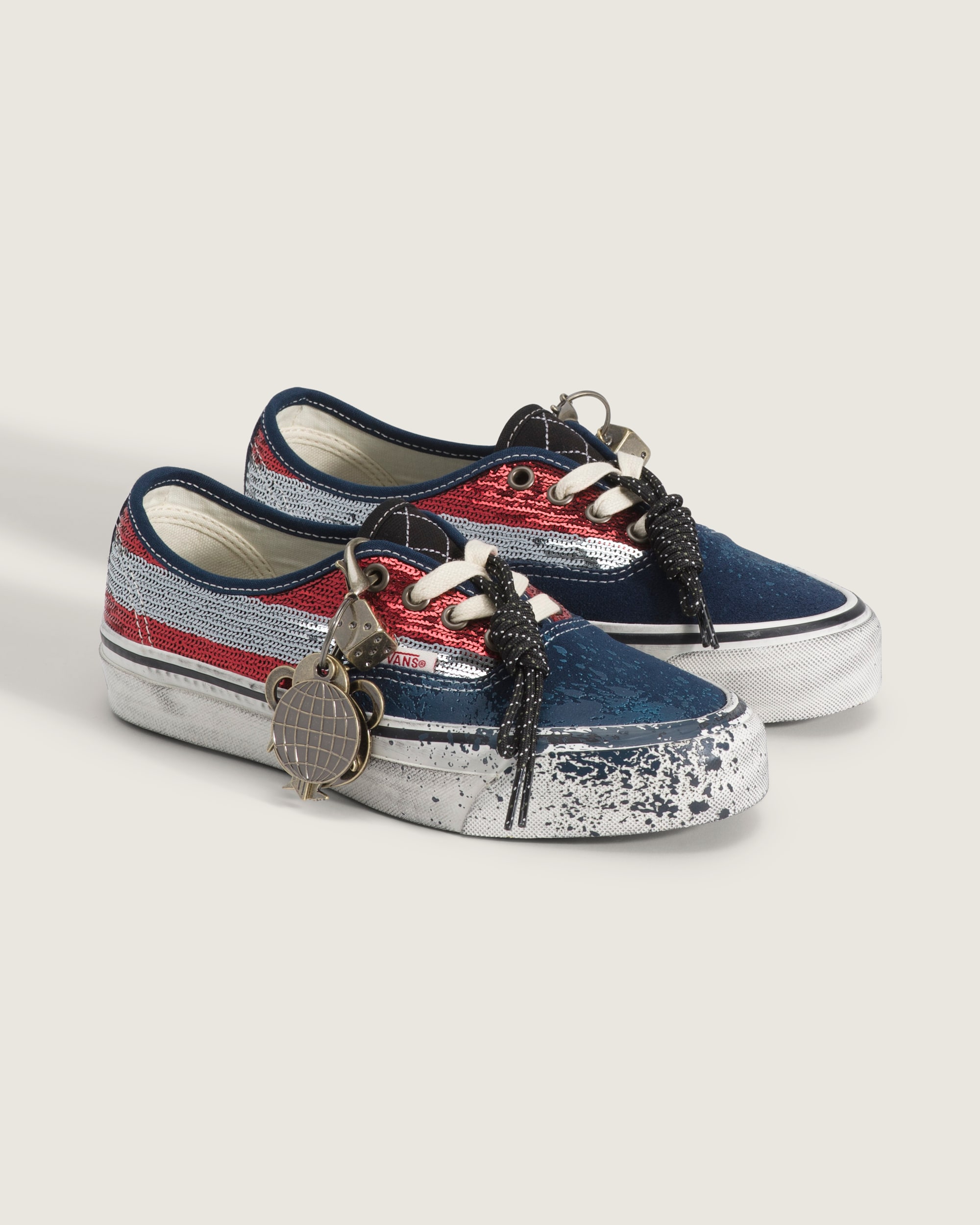 Premium Authentic Shoe VANS Red  Navy ALT1
