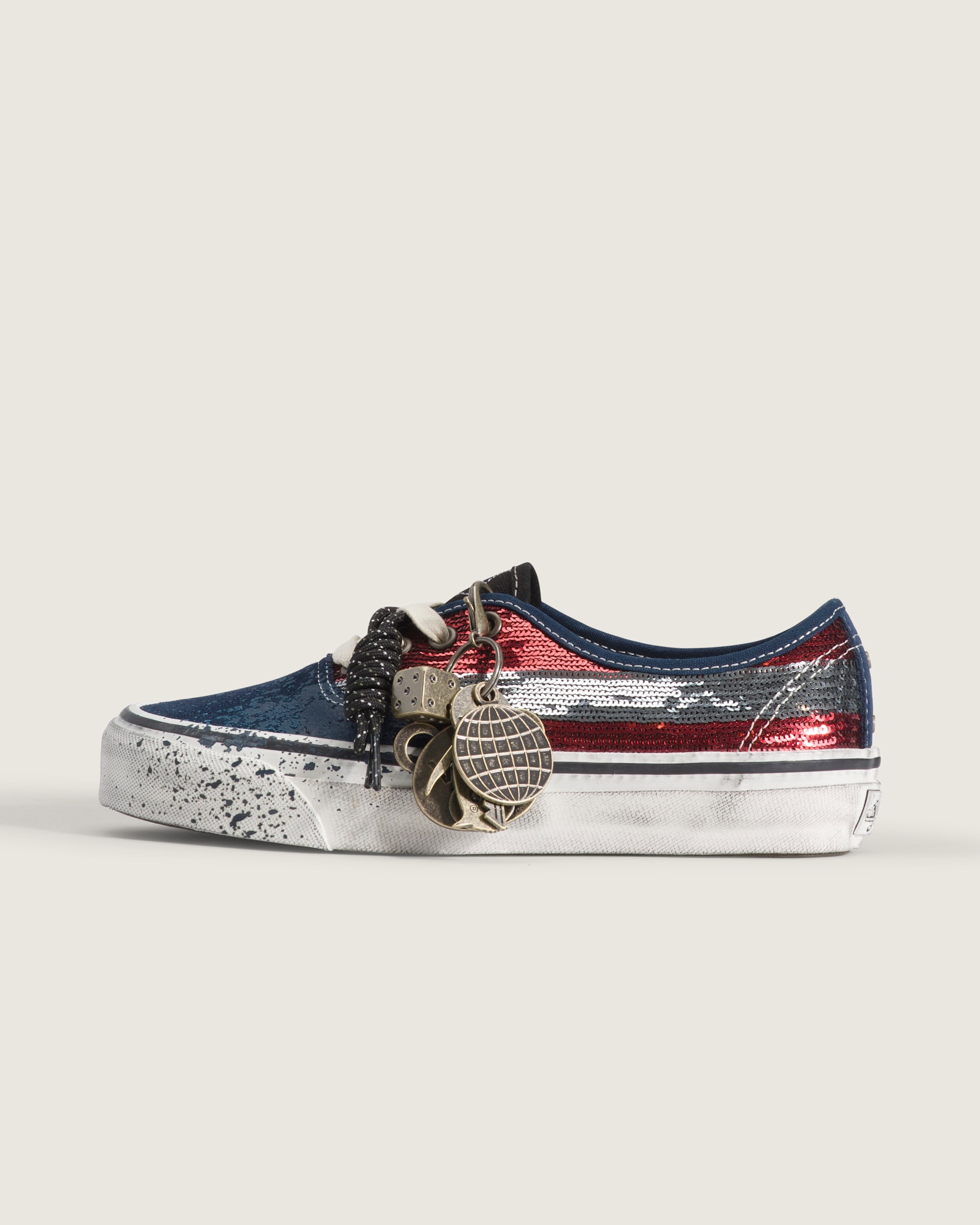 Premium Authentic Shoe VANS Red  Navy HERO