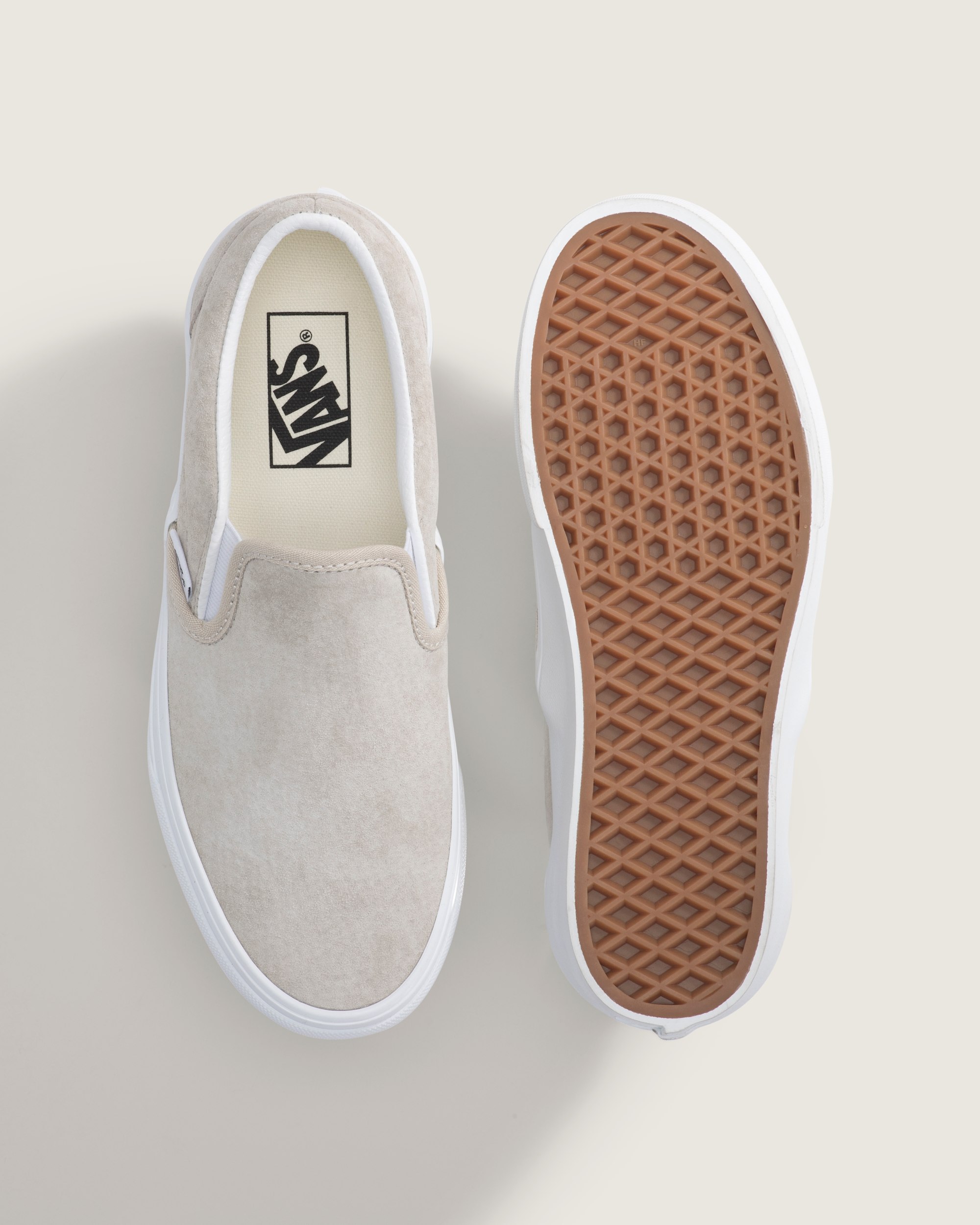 Classic SlipOn Platform Shoe VANS Oatmeal Beige ALT2