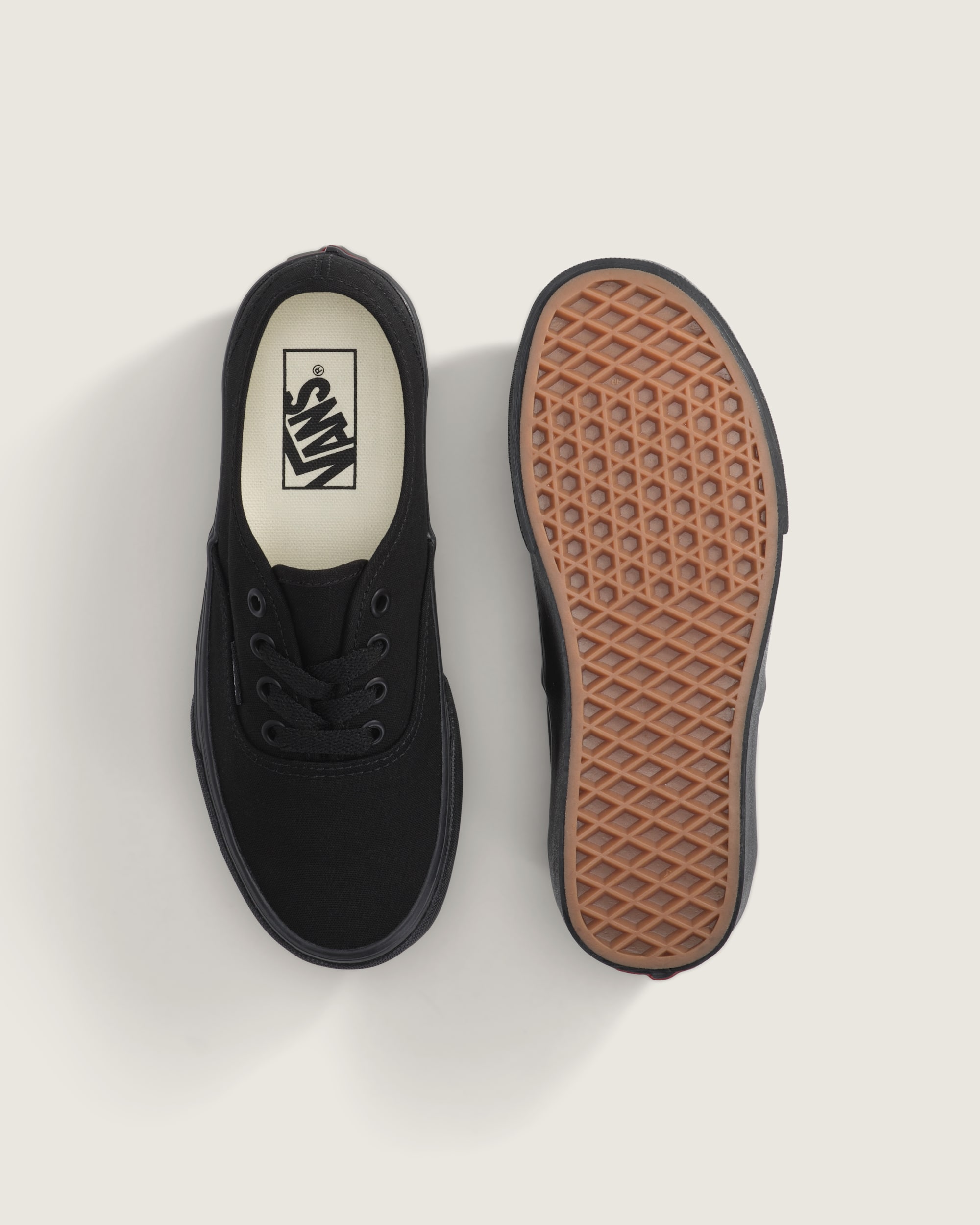 Big Kids Authentic Shoe VANS Blackout ALT2