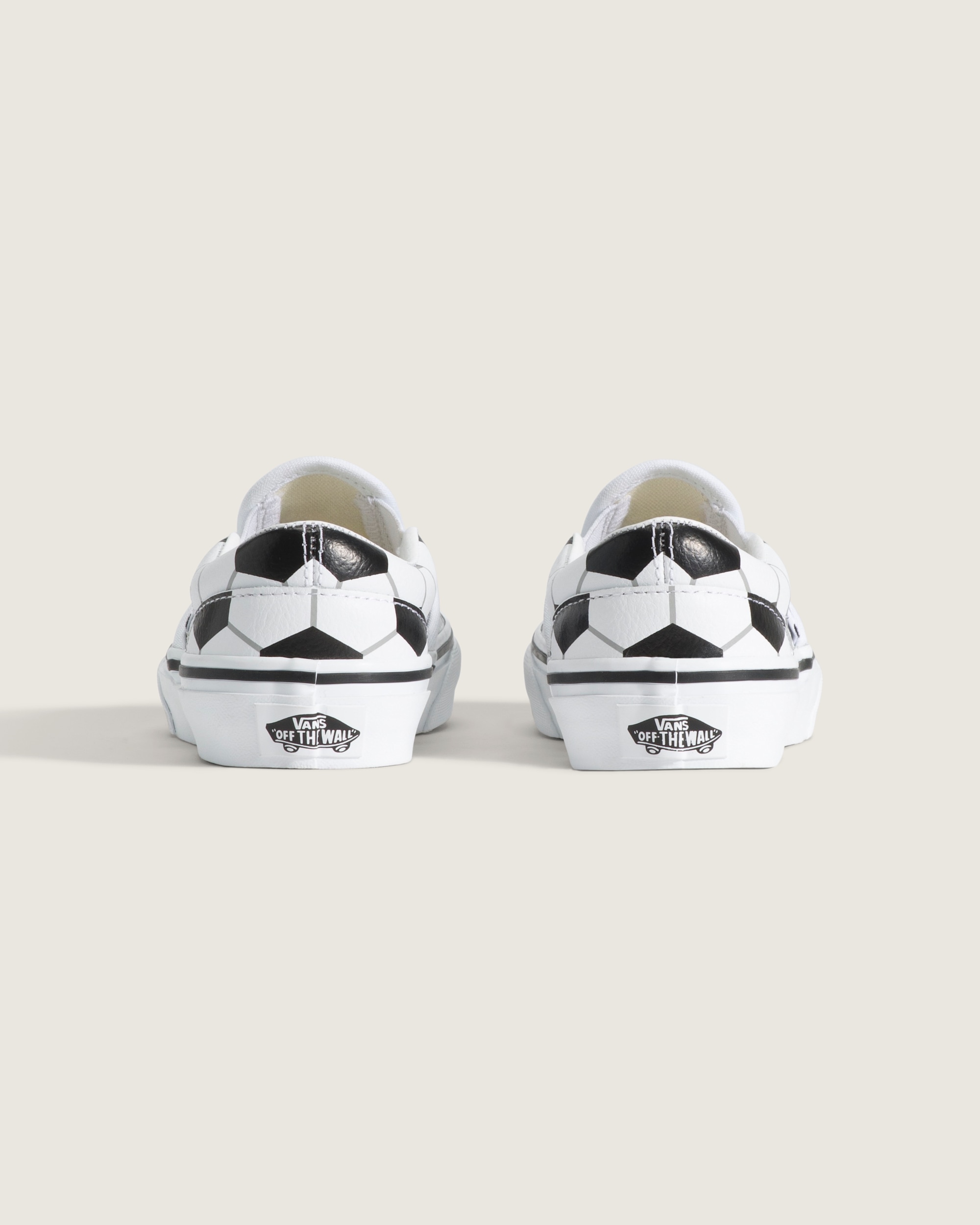 Little Kids Classic SlipOn Shoe VANS Soccer Black  White ALT3