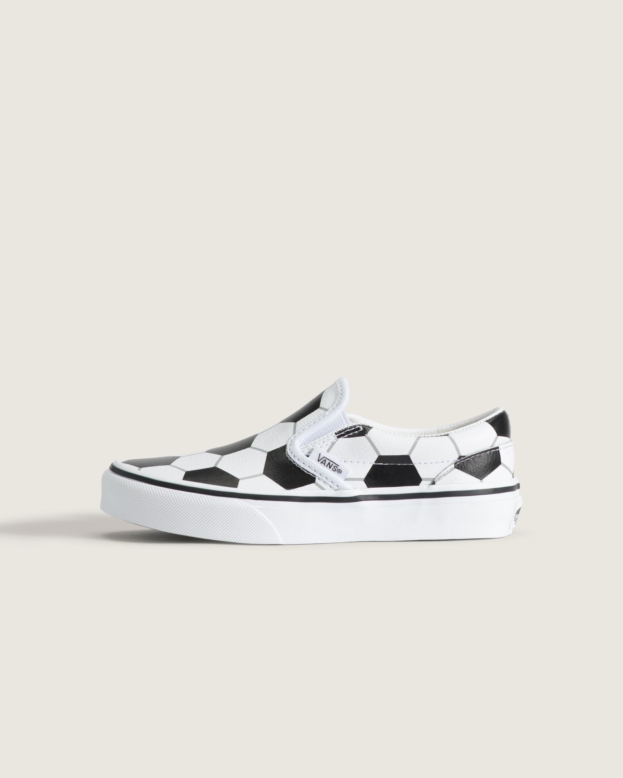 Little Kids Classic SlipOn Shoe VANS Soccer Black  White HERO