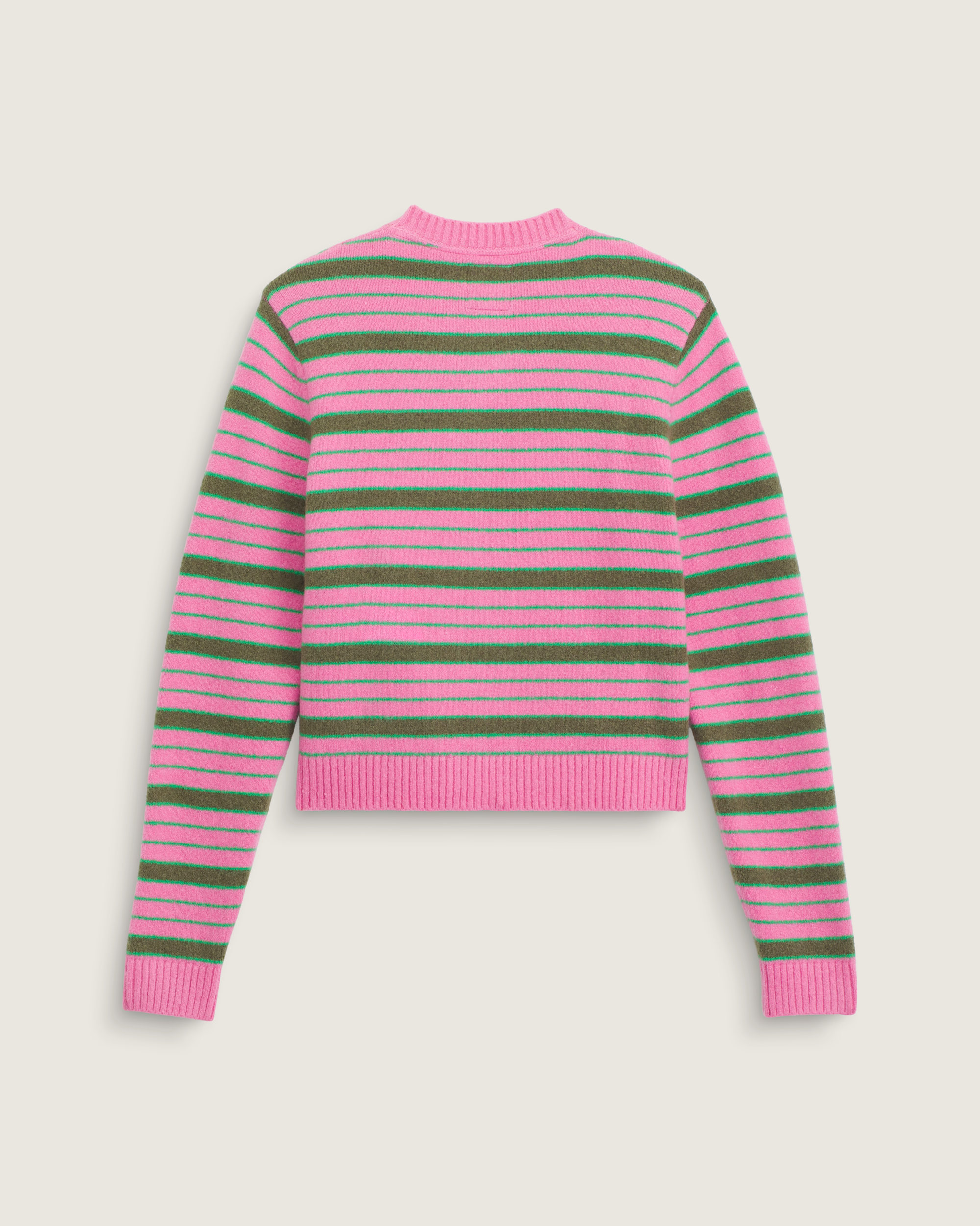 Dolly Stripe Cardigan Sweater VANS Fizz Pink ALT1