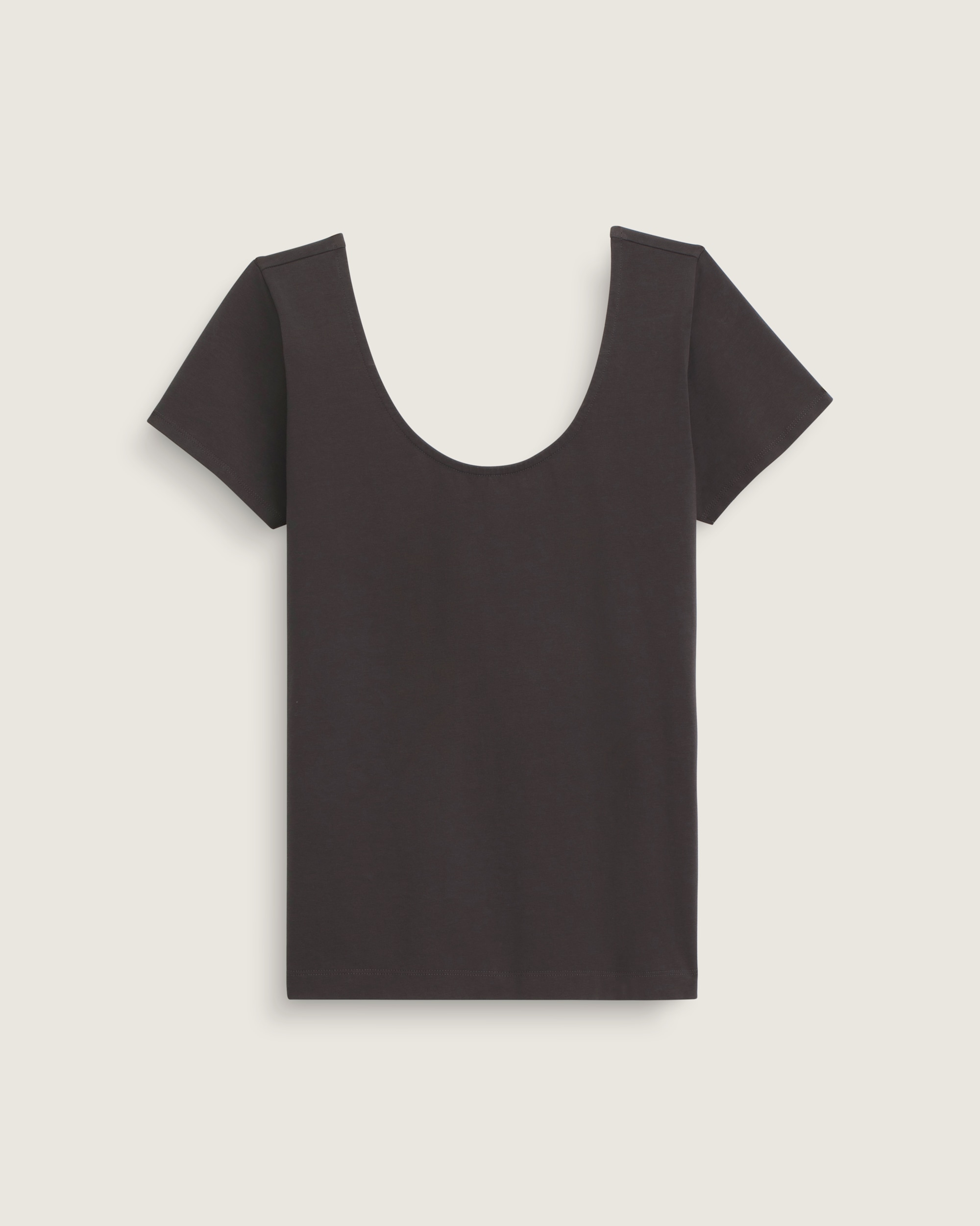 Double Scoop TShirt VANS Faded Black HERO