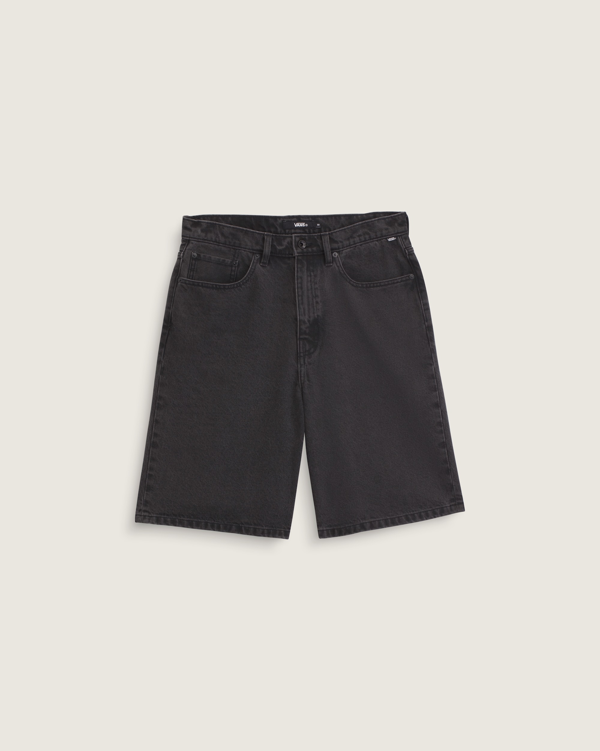 Check5 Baggy Denim Shorts VANS Washed Black HERO