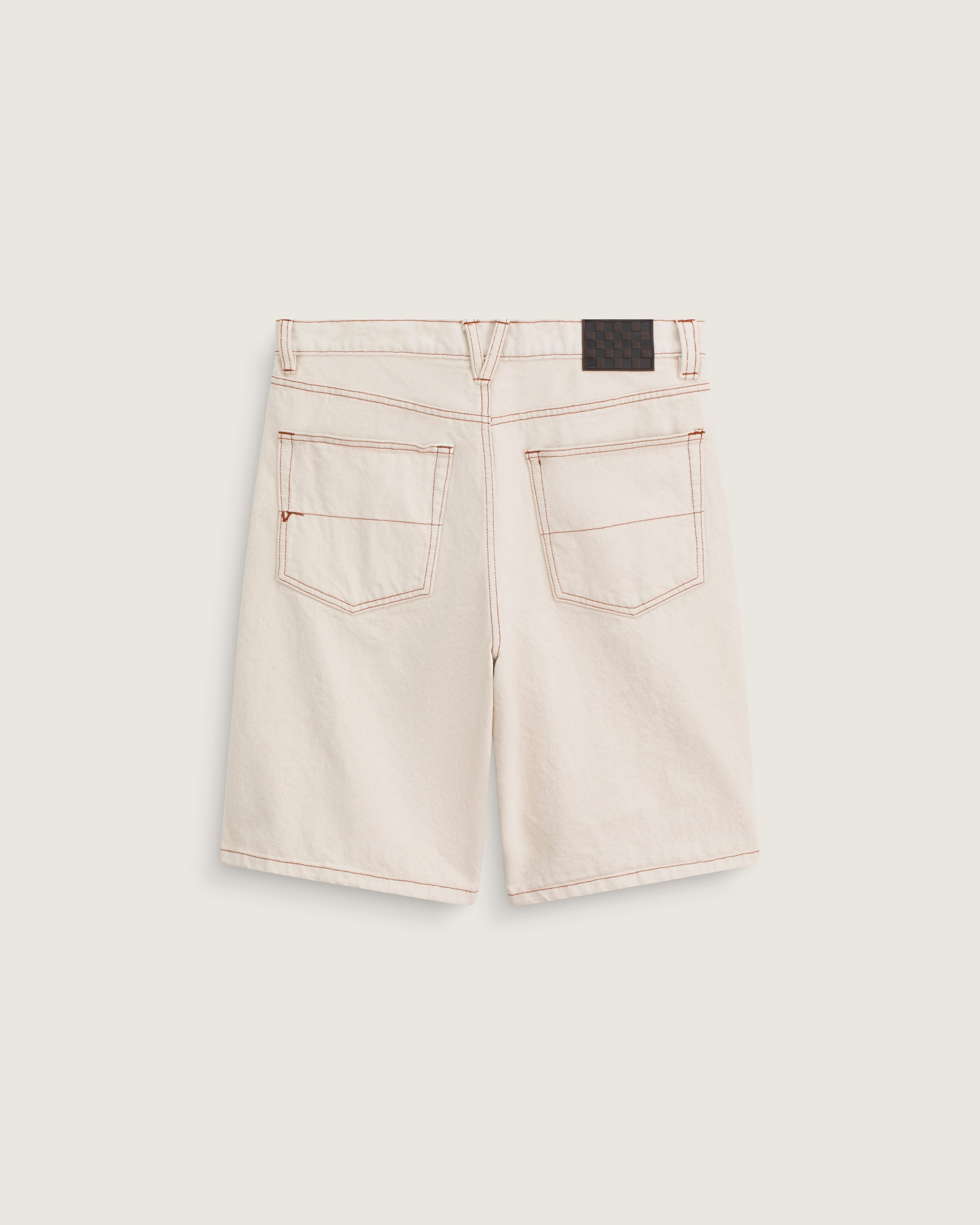 Check5 Baggy Denim Shorts VANS Natural Seed Beige ALT1